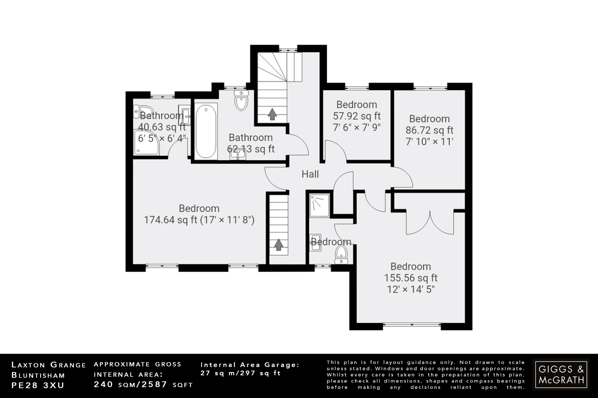 5 bed detached house for sale in Laxton Grange, Huntingdon - Property Floorplan