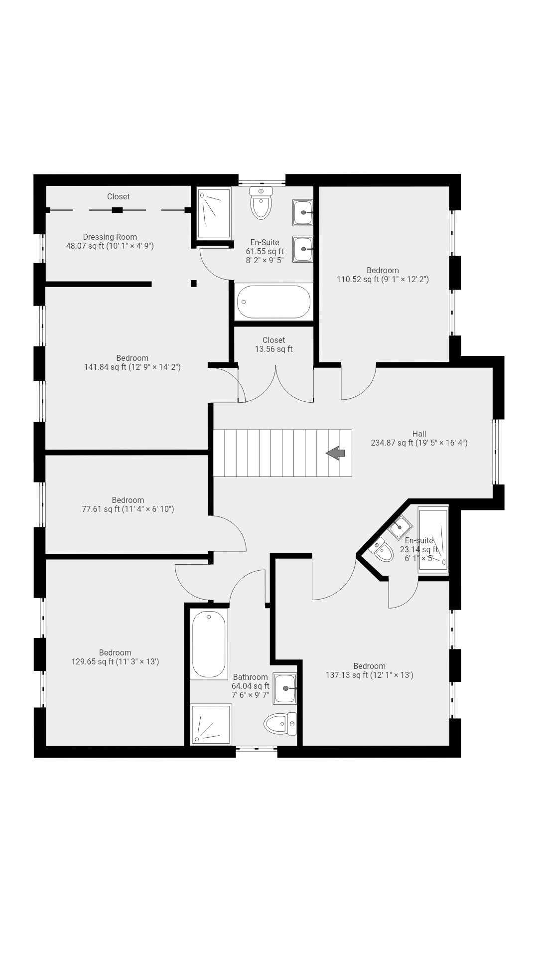 5 bed detached house for sale in Eldrida Drive, Huntingdon - Property Floorplan