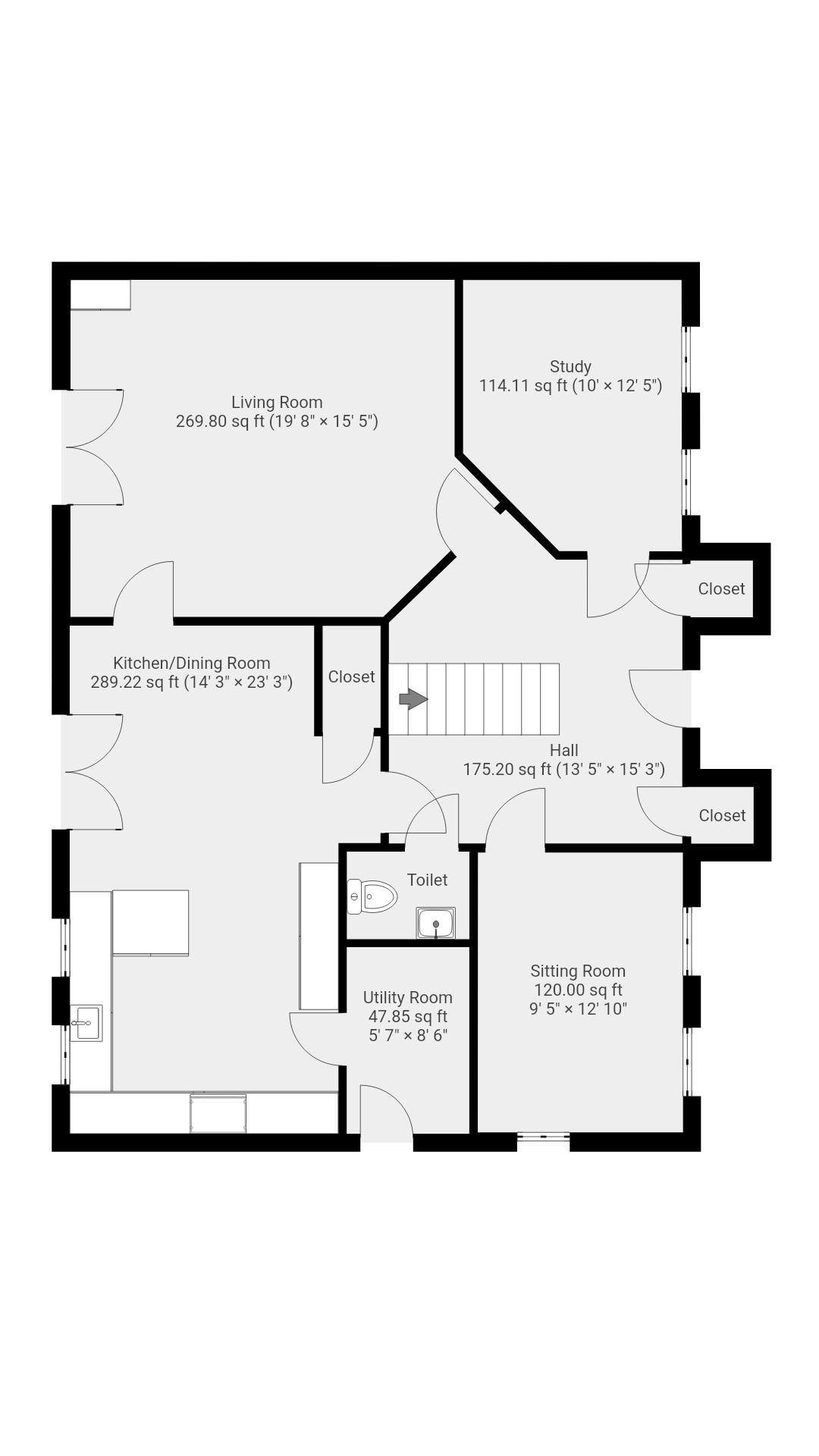 5 bed detached house for sale in Eldrida Drive, Huntingdon - Property Floorplan