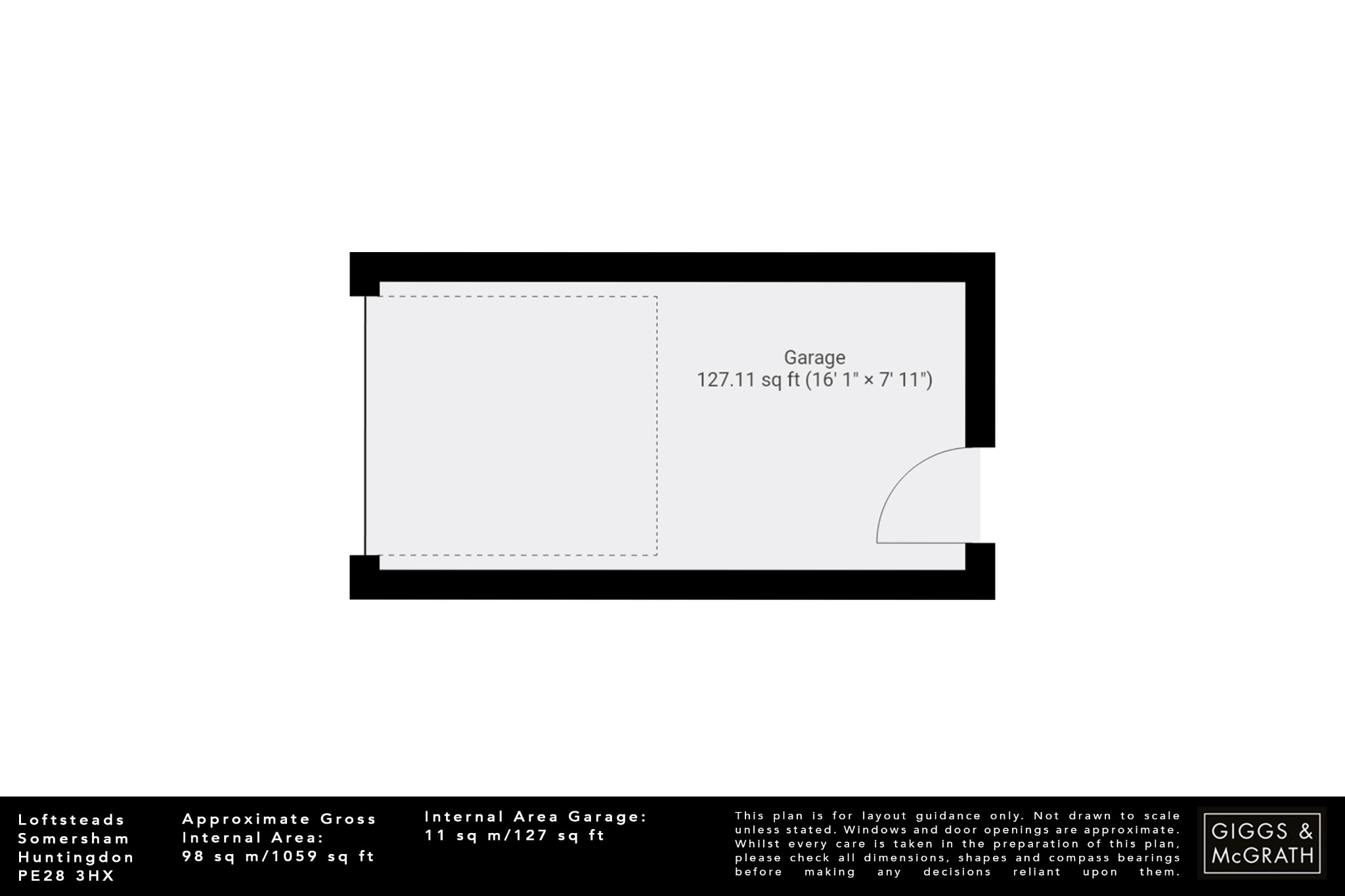 3 bed detached house for sale in Loftsteads, Huntingdon - Property Floorplan