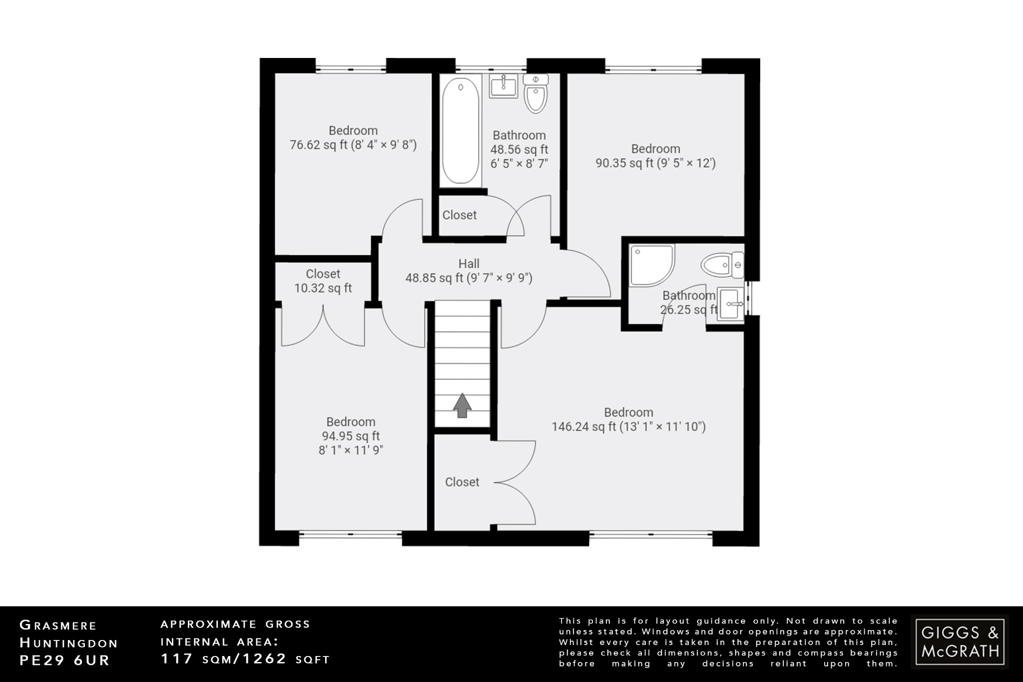 4 bed detached house for sale in Grasmere, Cambridgeshire - Property Floorplan