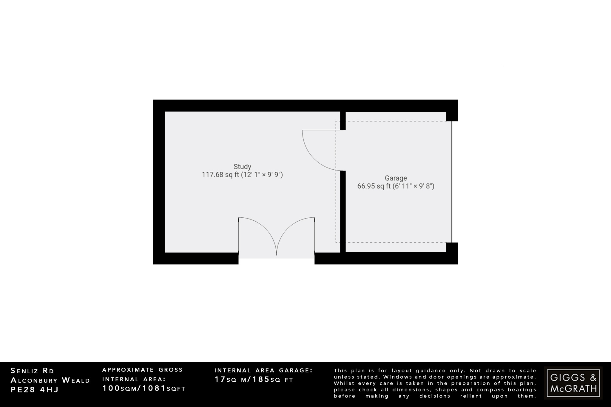 3 bed semi-detached house for sale in Senliz Road, Huntingdon - Property Floorplan