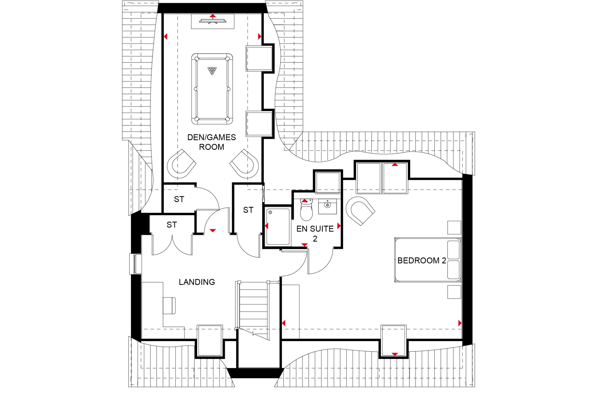 5 bed detached house for sale in Senliz Road, Huntingdon - Property Floorplan