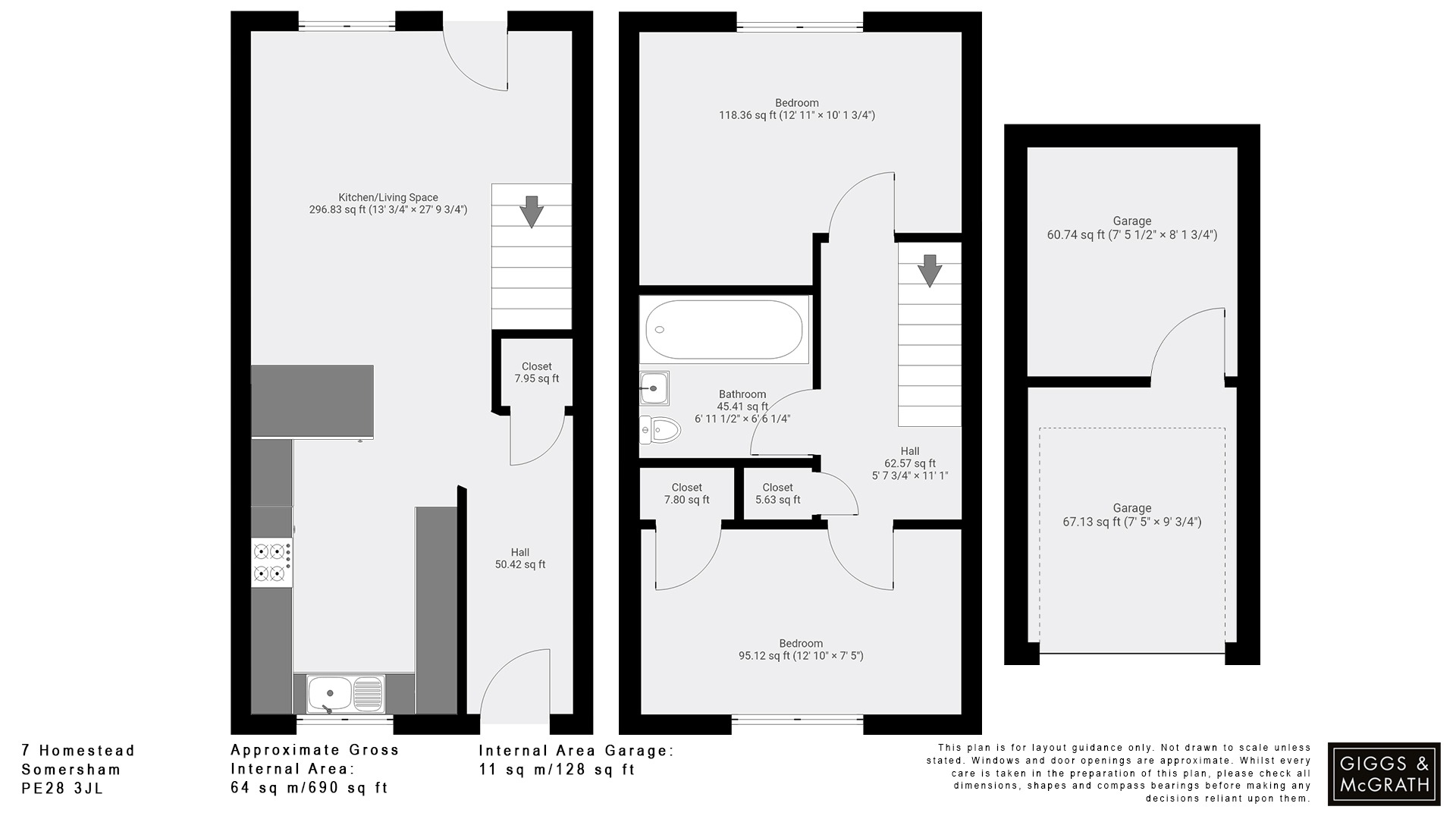 2 bed terraced house for sale in Homestead, Huntingdon - Property Floorplan