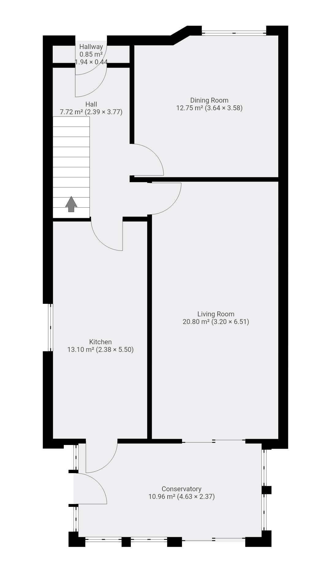 3 bed semi-detached house for sale in Miller Way, Huntingdon - Property Floorplan