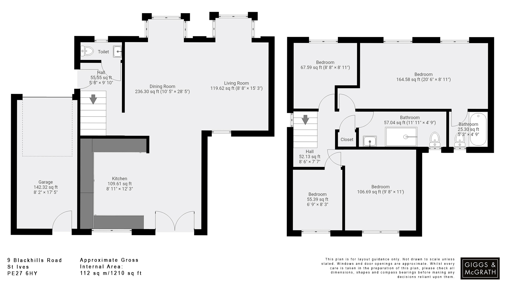 4 bed link detached house for sale in Black Hill Road, St. Ives - Property Floorplan