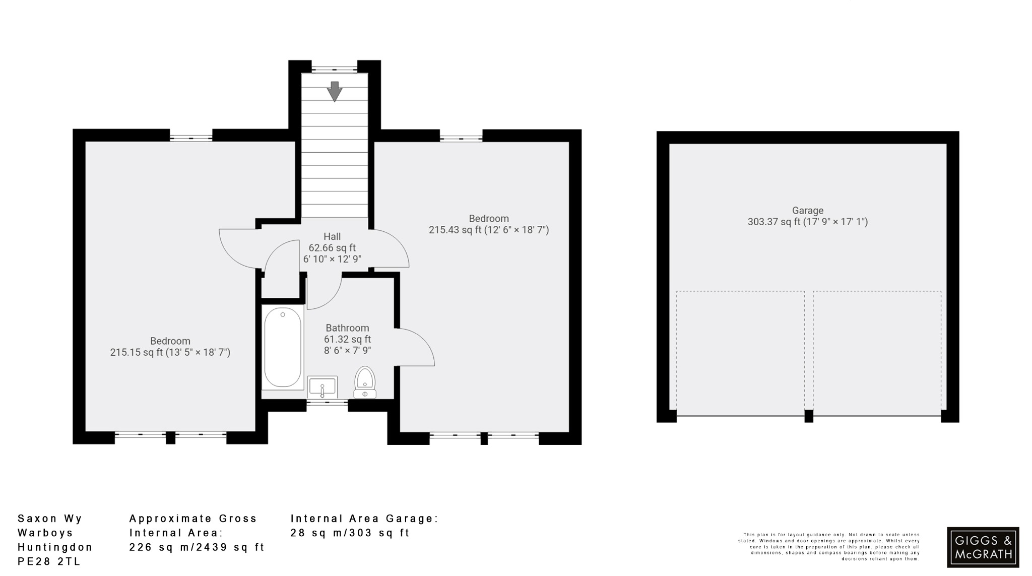 5 bed detached house for sale in Saxon Way, Cambridgeshire - Property Floorplan