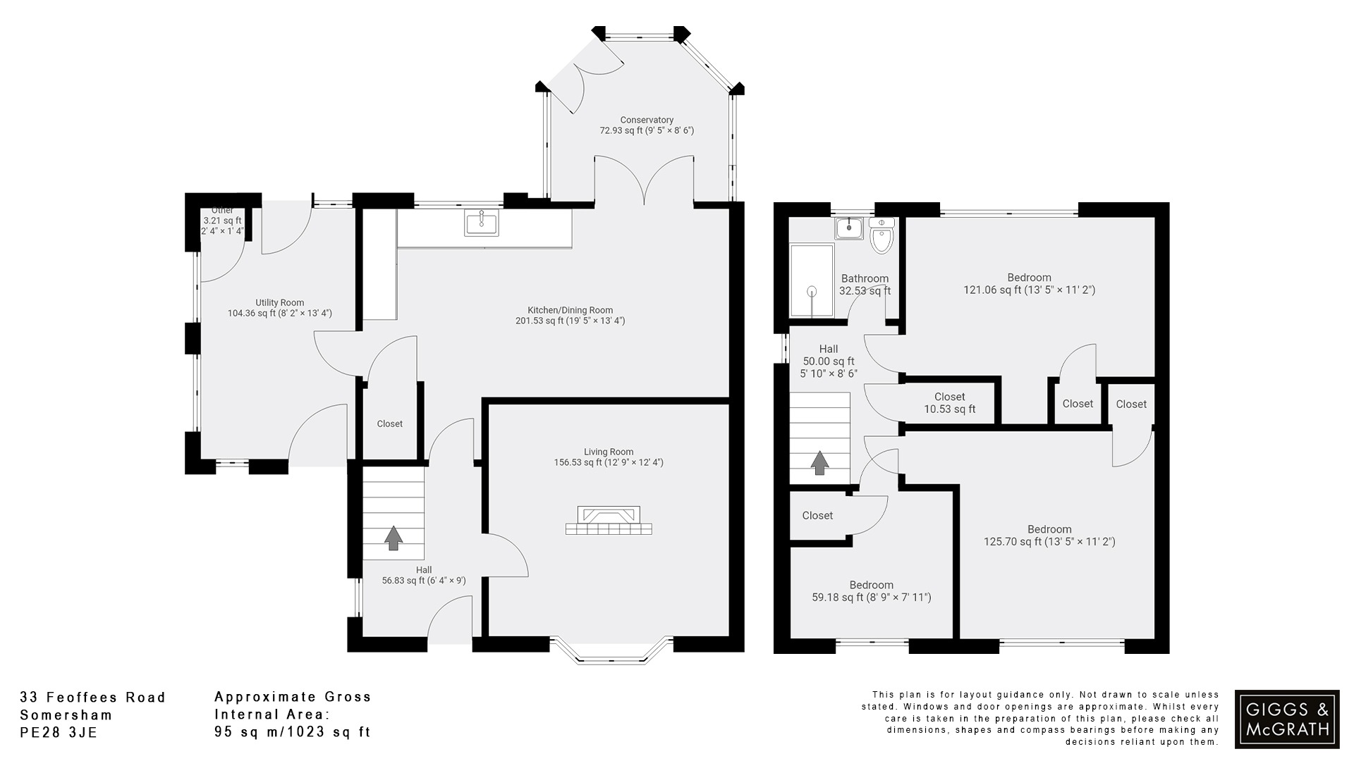 3 bed semi-detached house for sale in Feoffees Road, Huntingdon - Property Floorplan