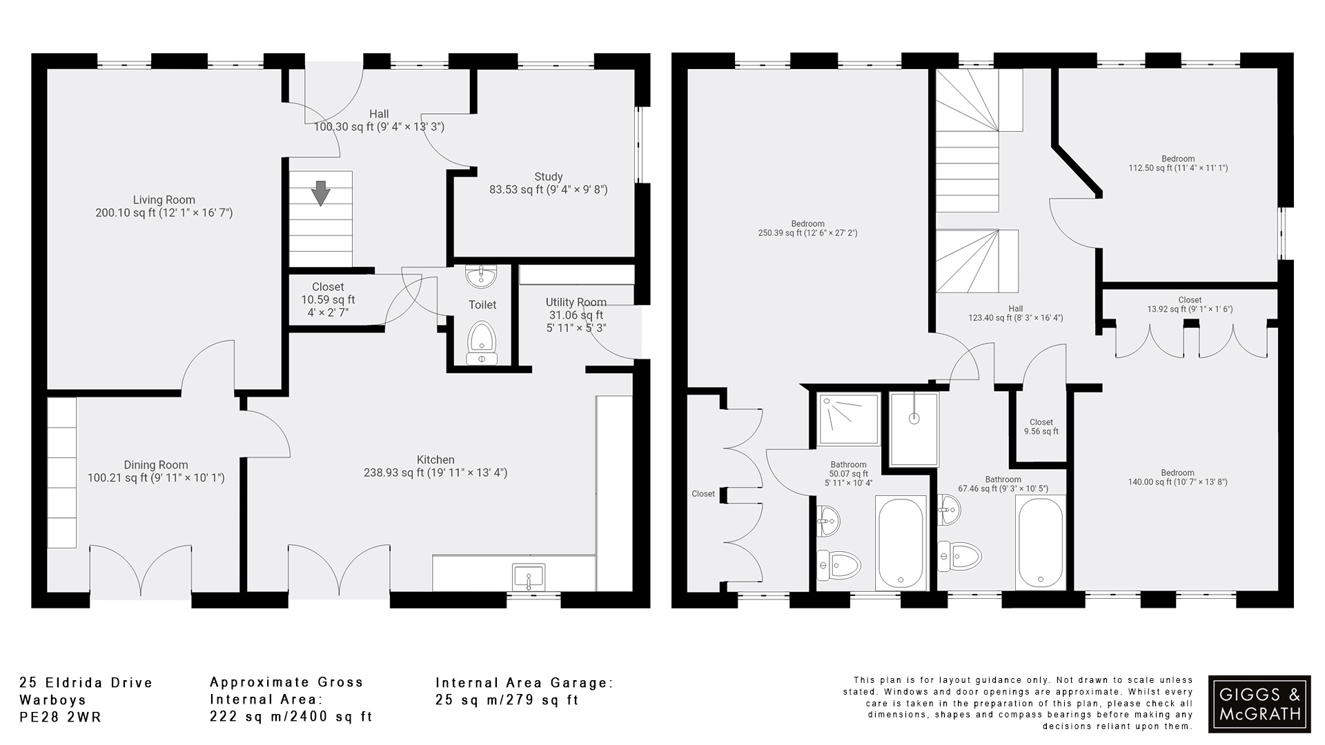 5 bed detached house for sale in Eldrida Drive, Huntingdon - Property Floorplan