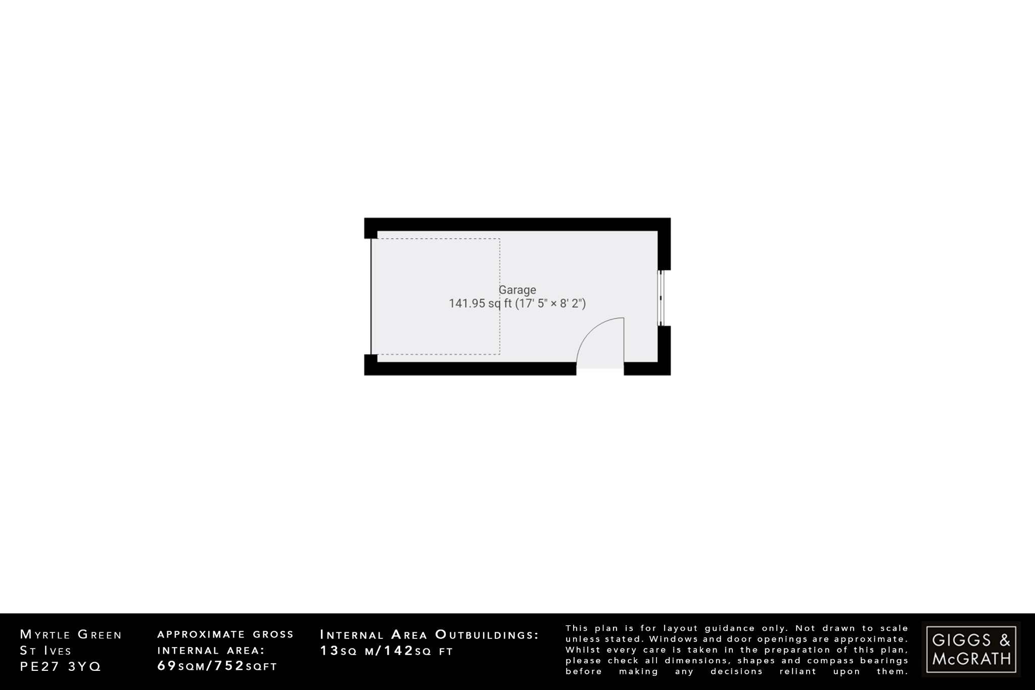 2 bed bungalow for sale in Myrtle Green, St. Ives - Property Floorplan