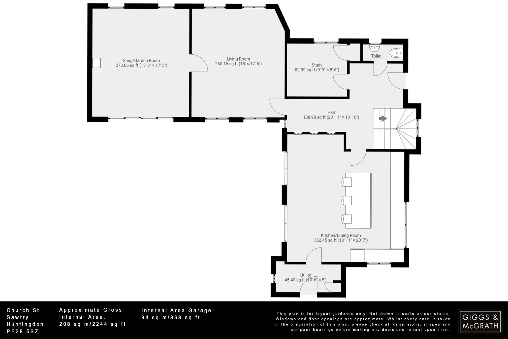 4 bed detached house for sale in Church Street, Huntingdon - Property Floorplan