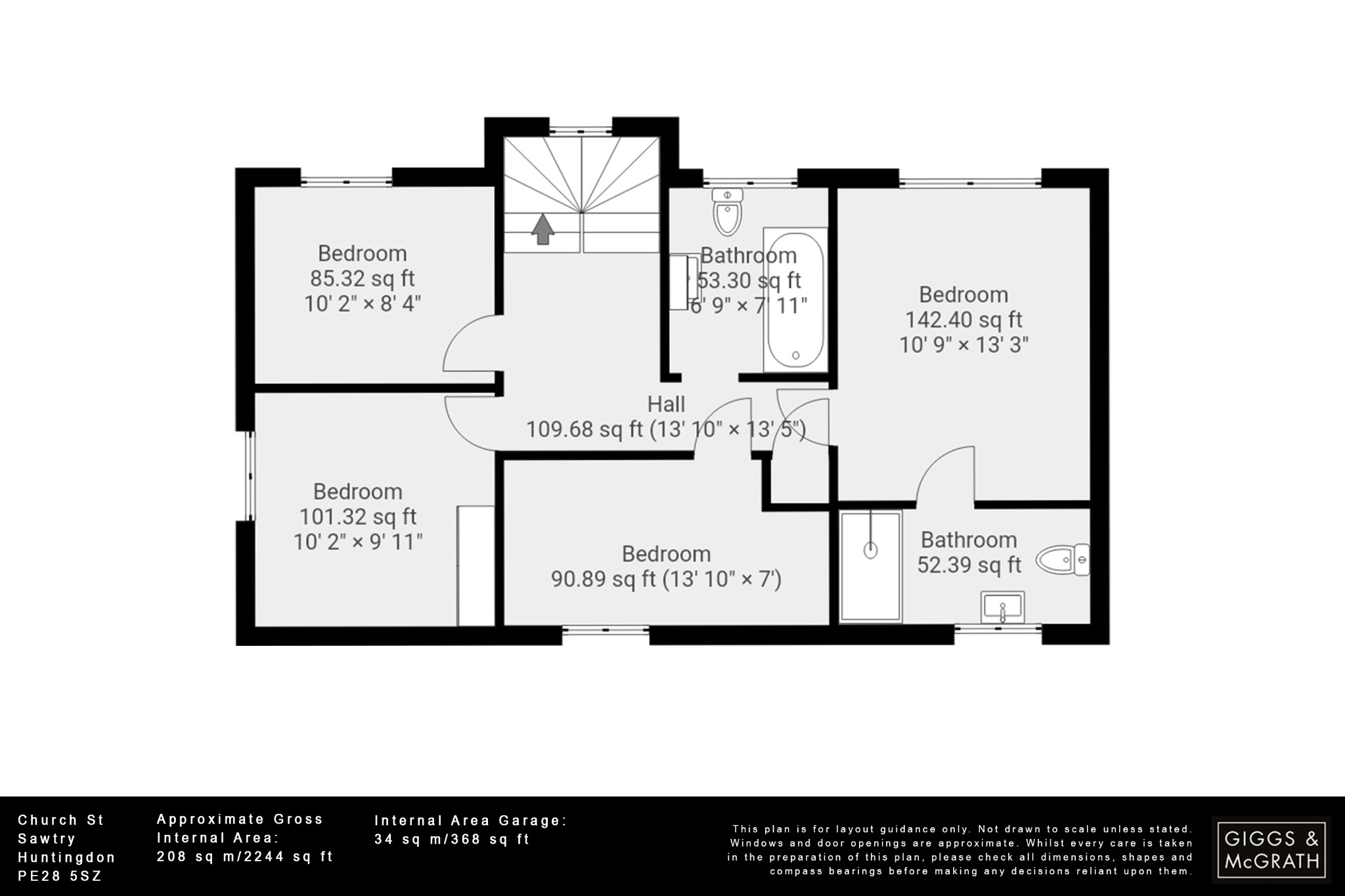 4 bed detached house for sale in Church Street, Huntingdon - Property Floorplan