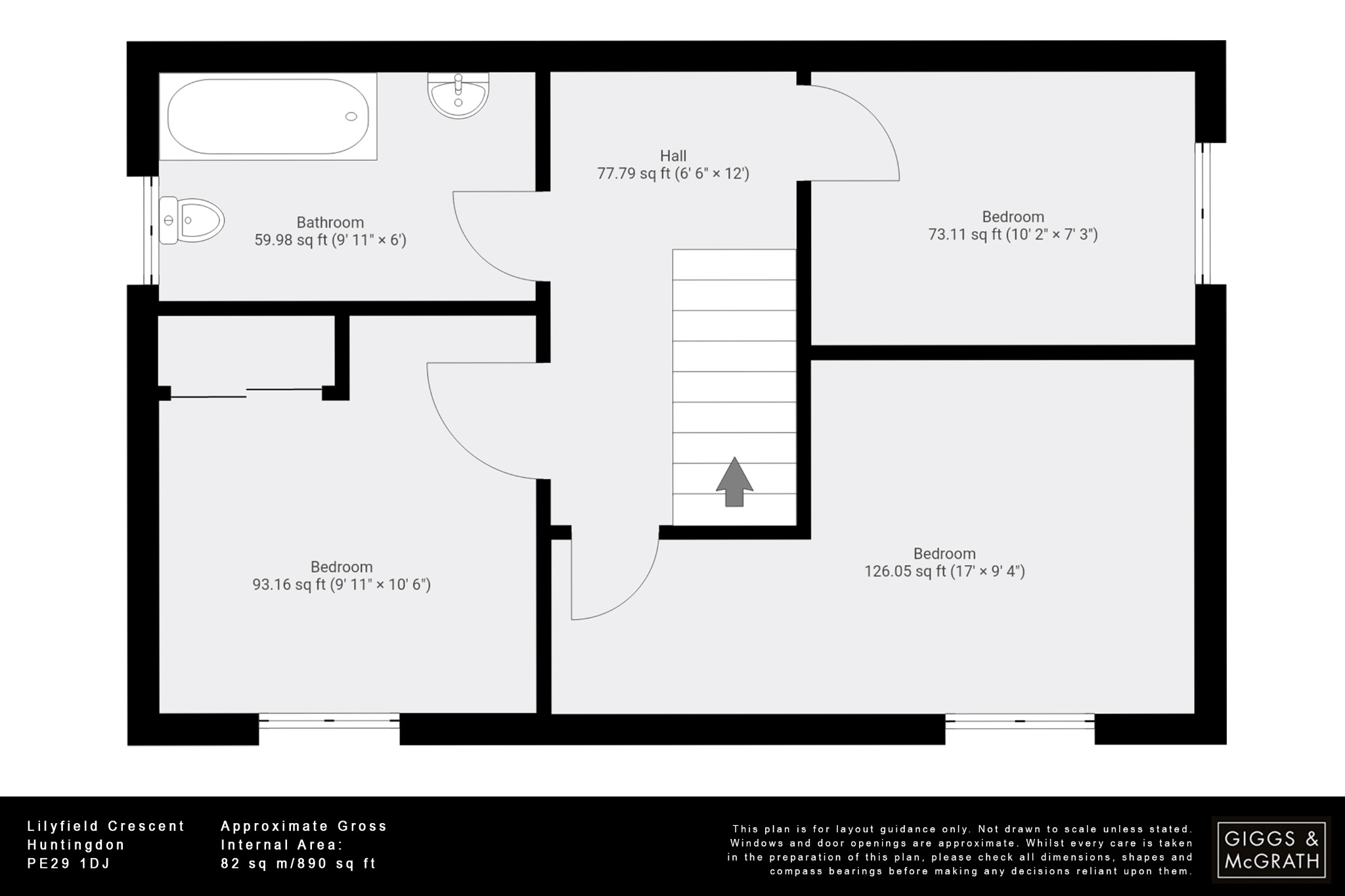 3 bed detached house for sale in Lilyfield Crescent, Huntingdon - Property Floorplan