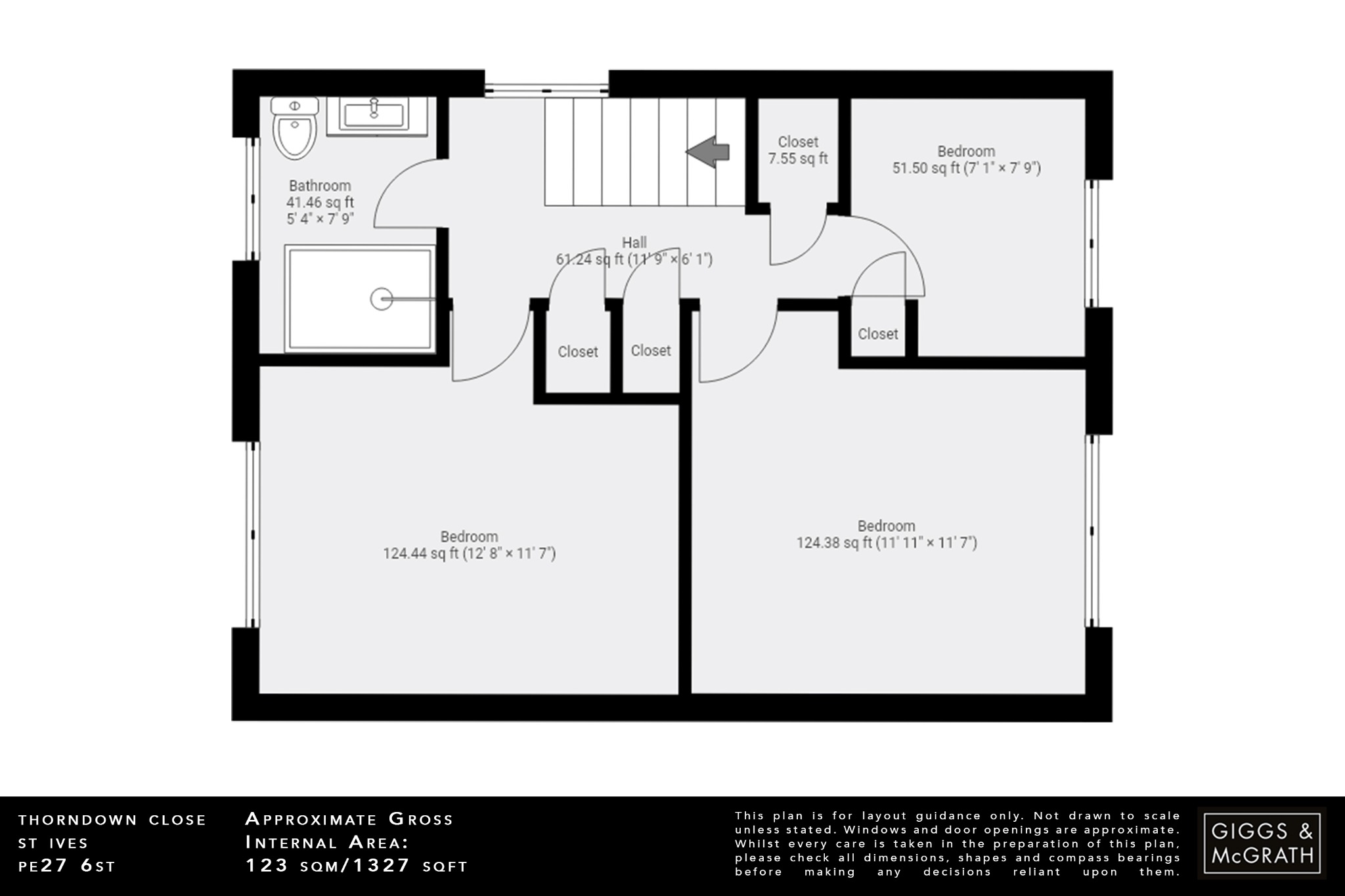 3 bed semi-detached house for sale in Thorndown Close, St. Ives - Property Floorplan