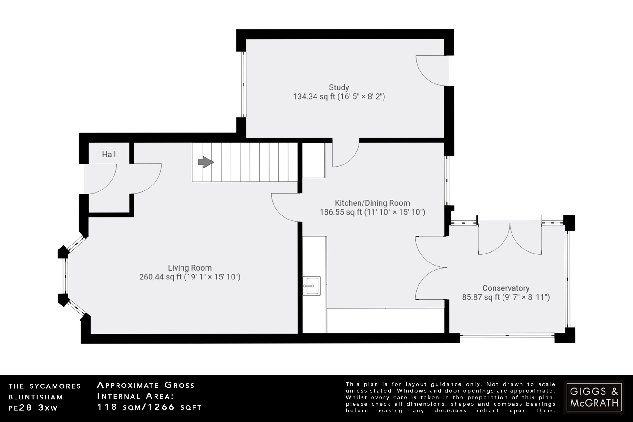 4 bed detached house for sale in The Sycamores, Huntingdon - Property Floorplan