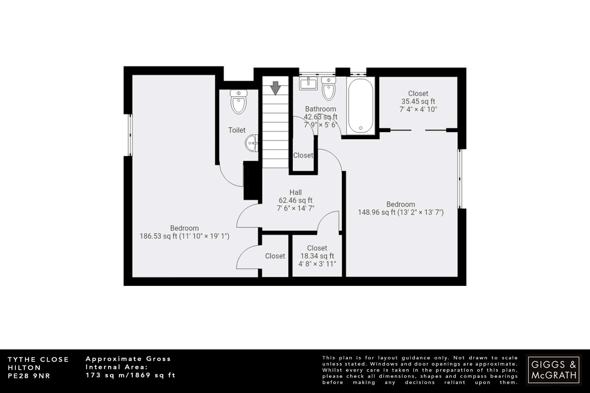 4 bed detached house for sale in Tithe Close, Huntingdon - Property Floorplan