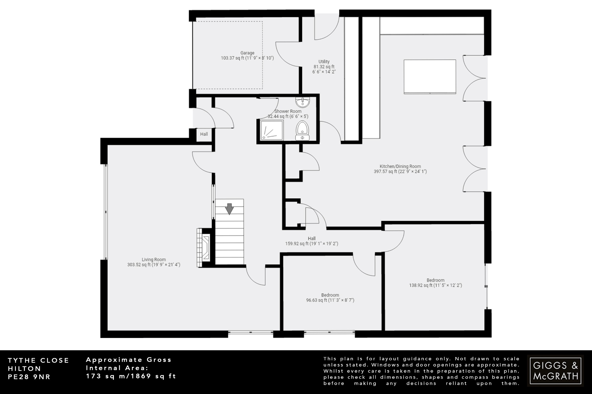 4 bed detached house for sale in Tithe Close, Huntingdon - Property Floorplan