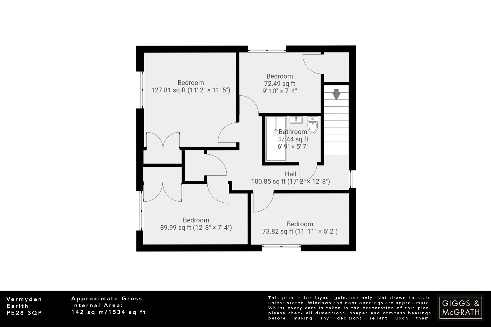 4 bed detached house for sale in Vermuyden, Huntingdon - Property Floorplan