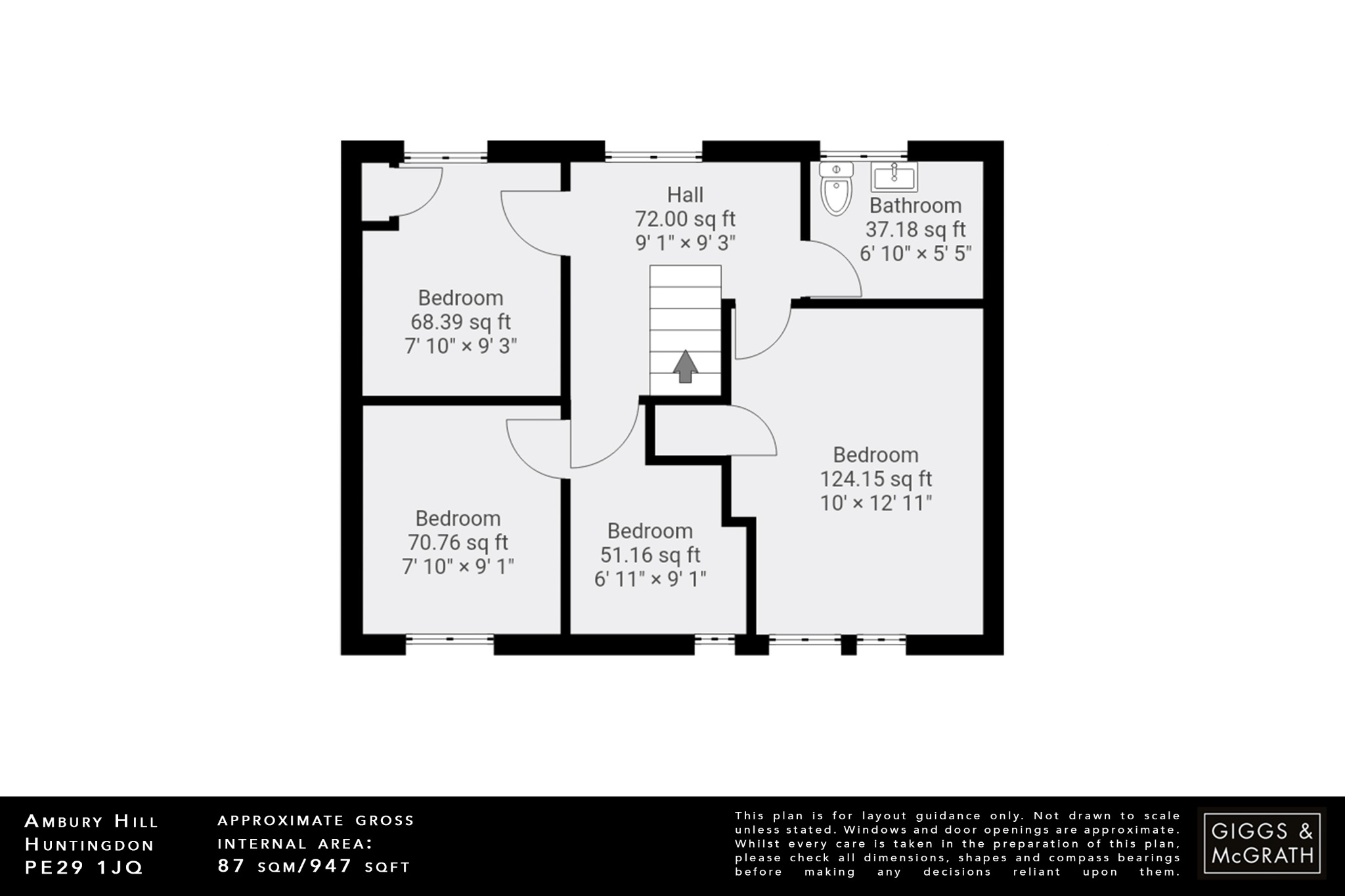 4 bed semi-detached house for sale in Ambury Hill, Huntingdon - Property Floorplan