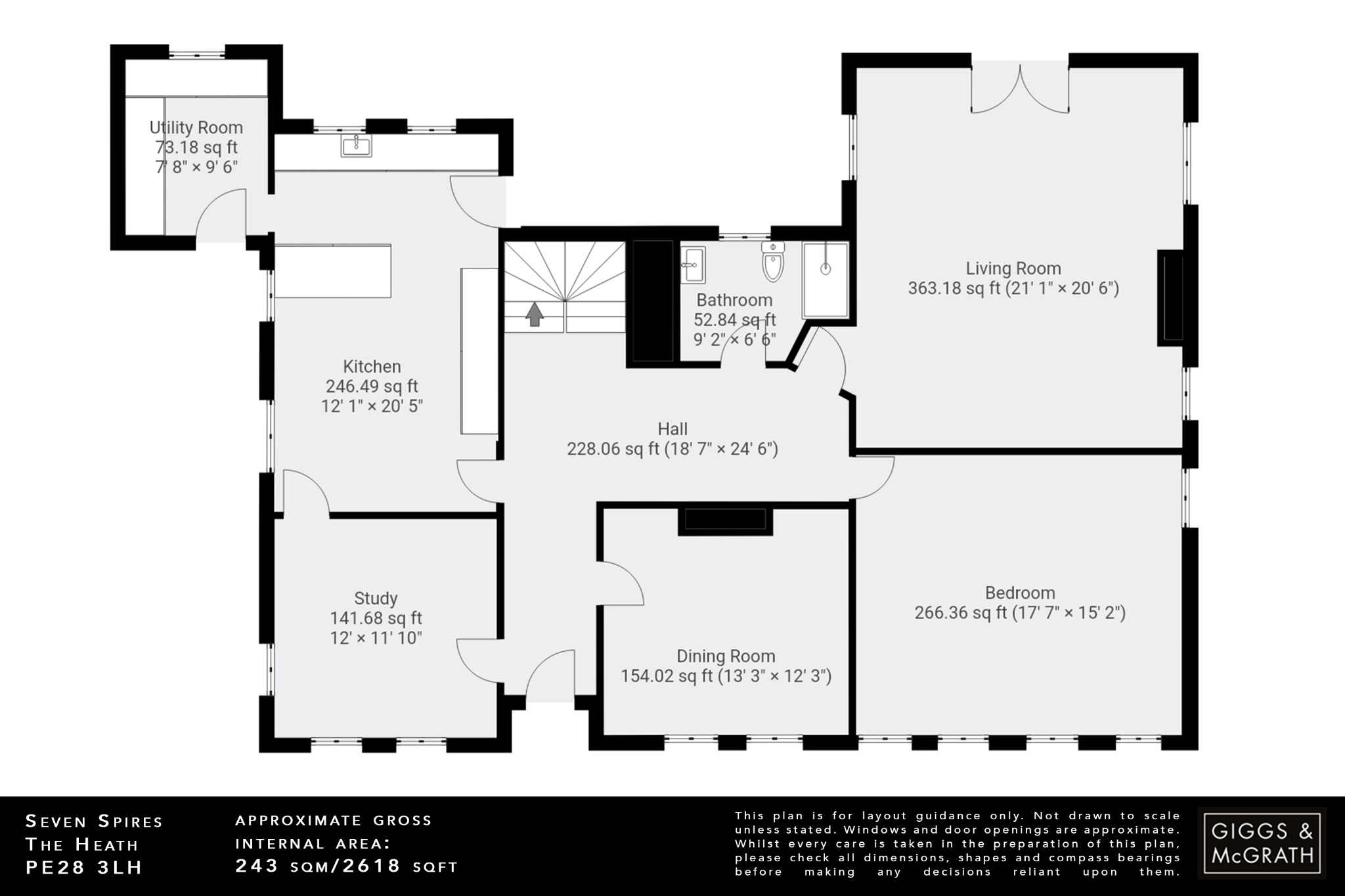 4 bed detached house for sale in The Heath, Cambridgeshire - Property Floorplan