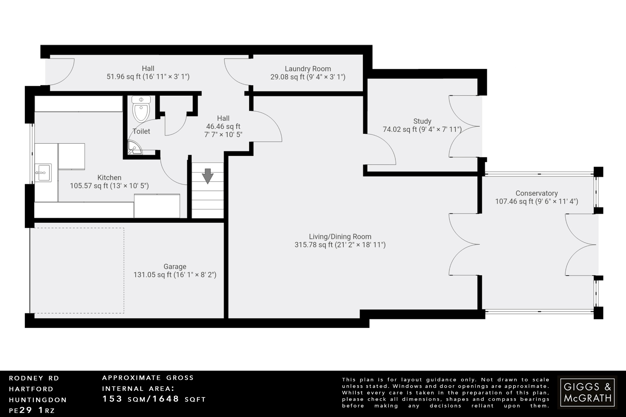 4 bed semi-detached house for sale in Rodney Road, Huntingdon - Property Floorplan