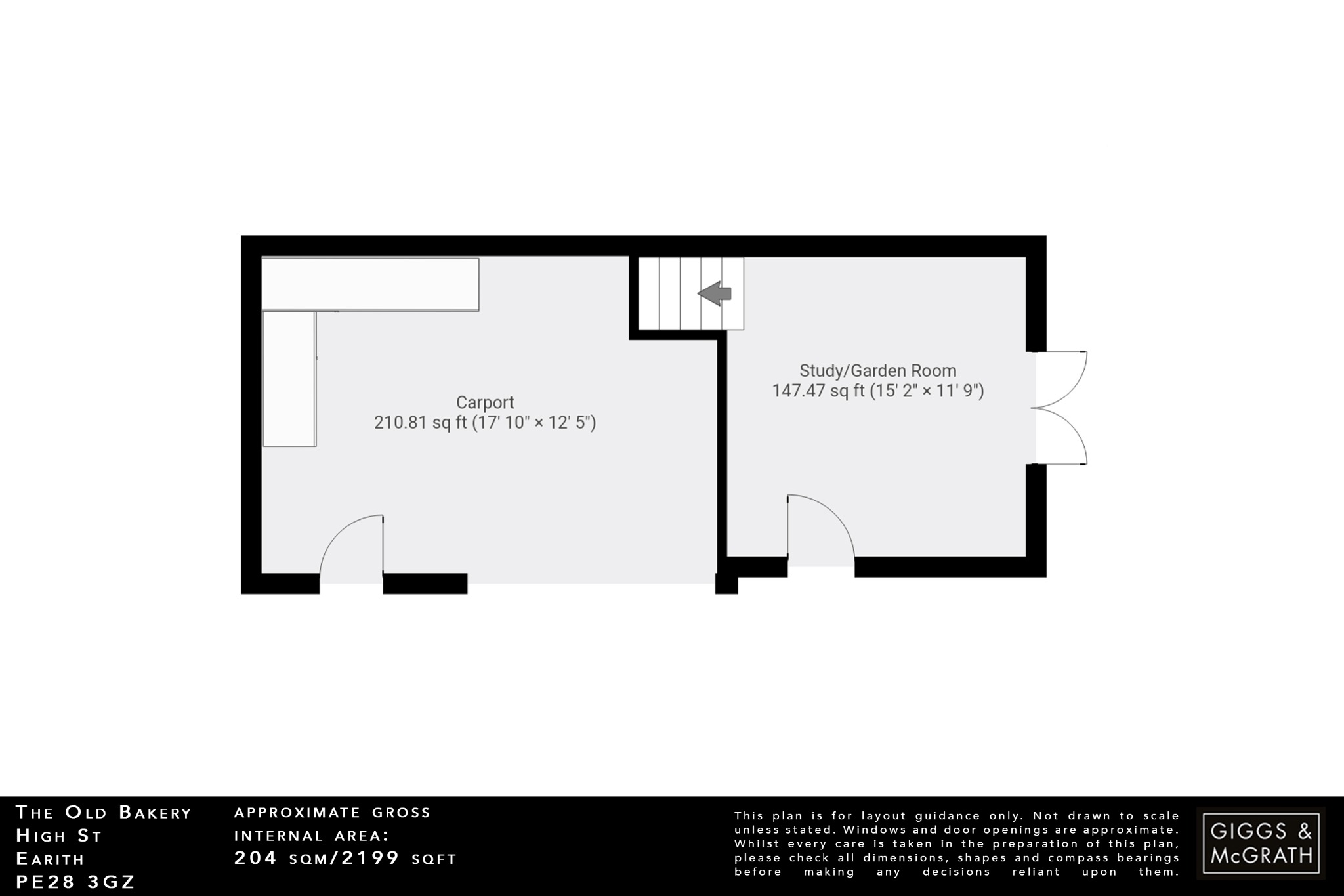 4 bed end of terrace house for sale in High Street, Huntingdon - Property Floorplan