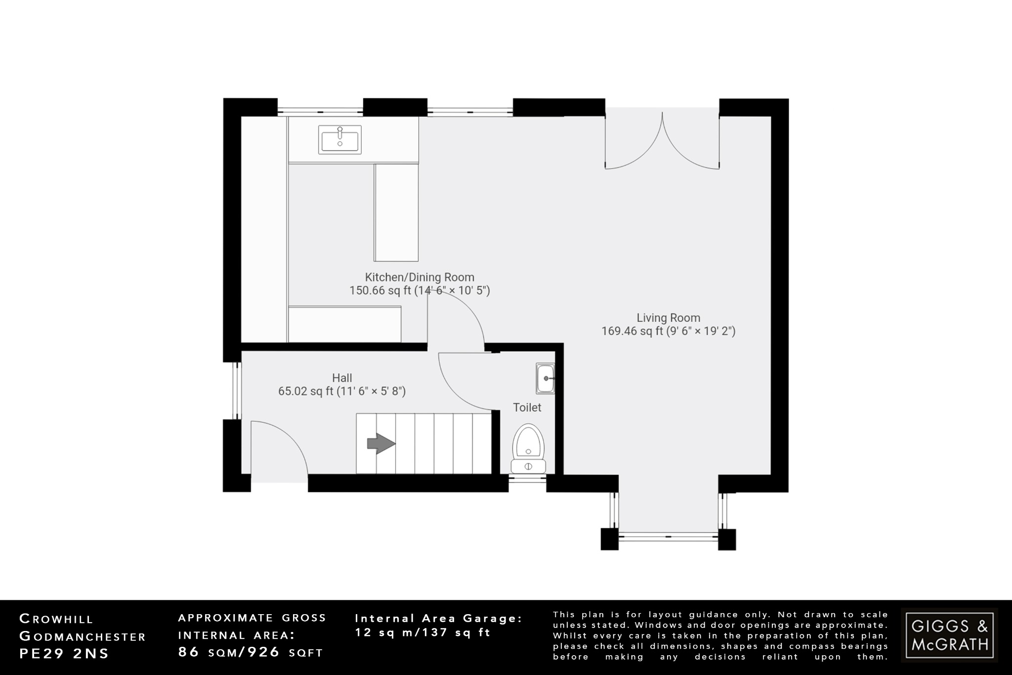 4 bed detached house for sale in Crowhill, Huntingdon - Property Floorplan