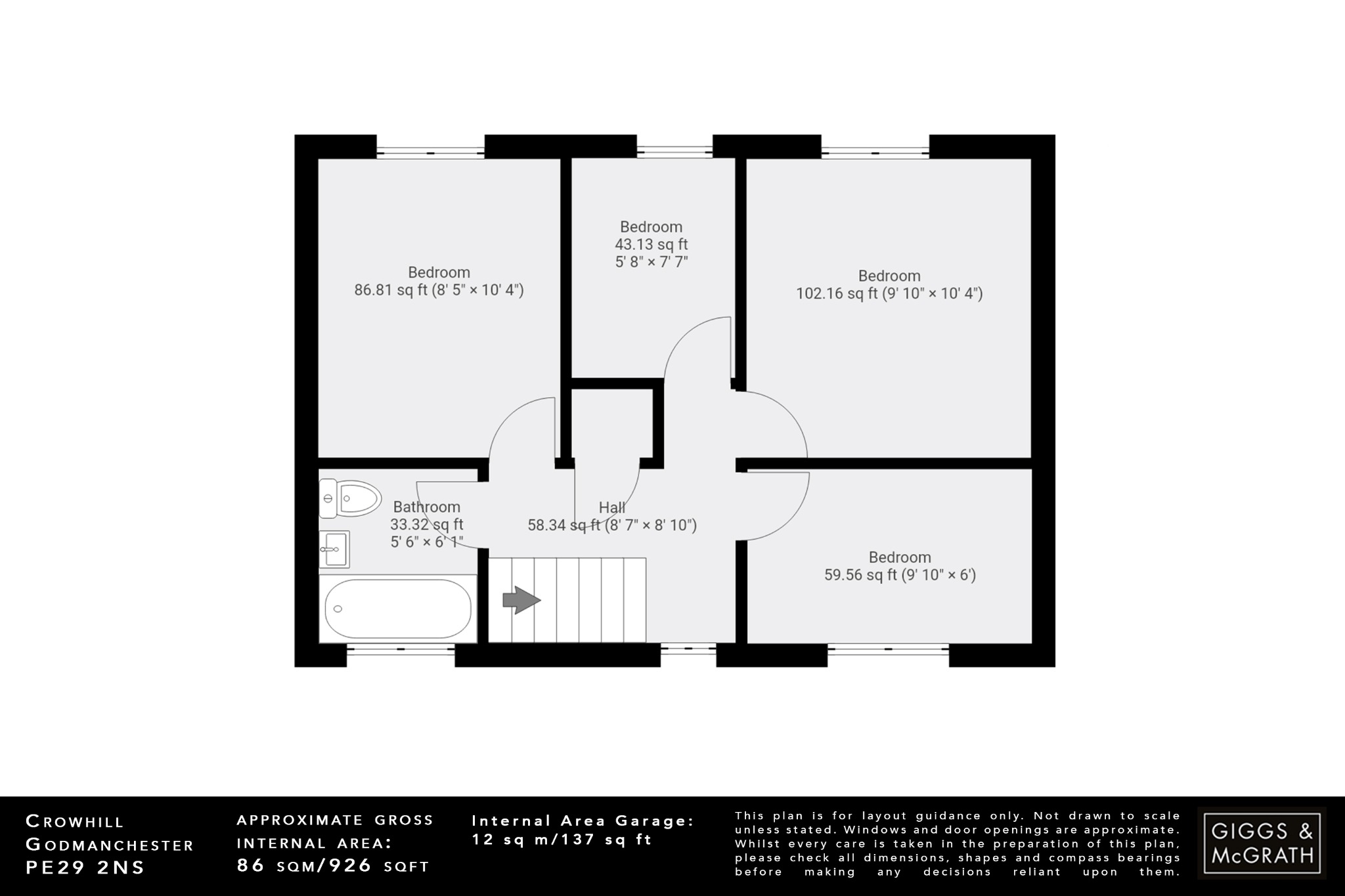 4 bed detached house for sale in Crowhill, Huntingdon - Property Floorplan