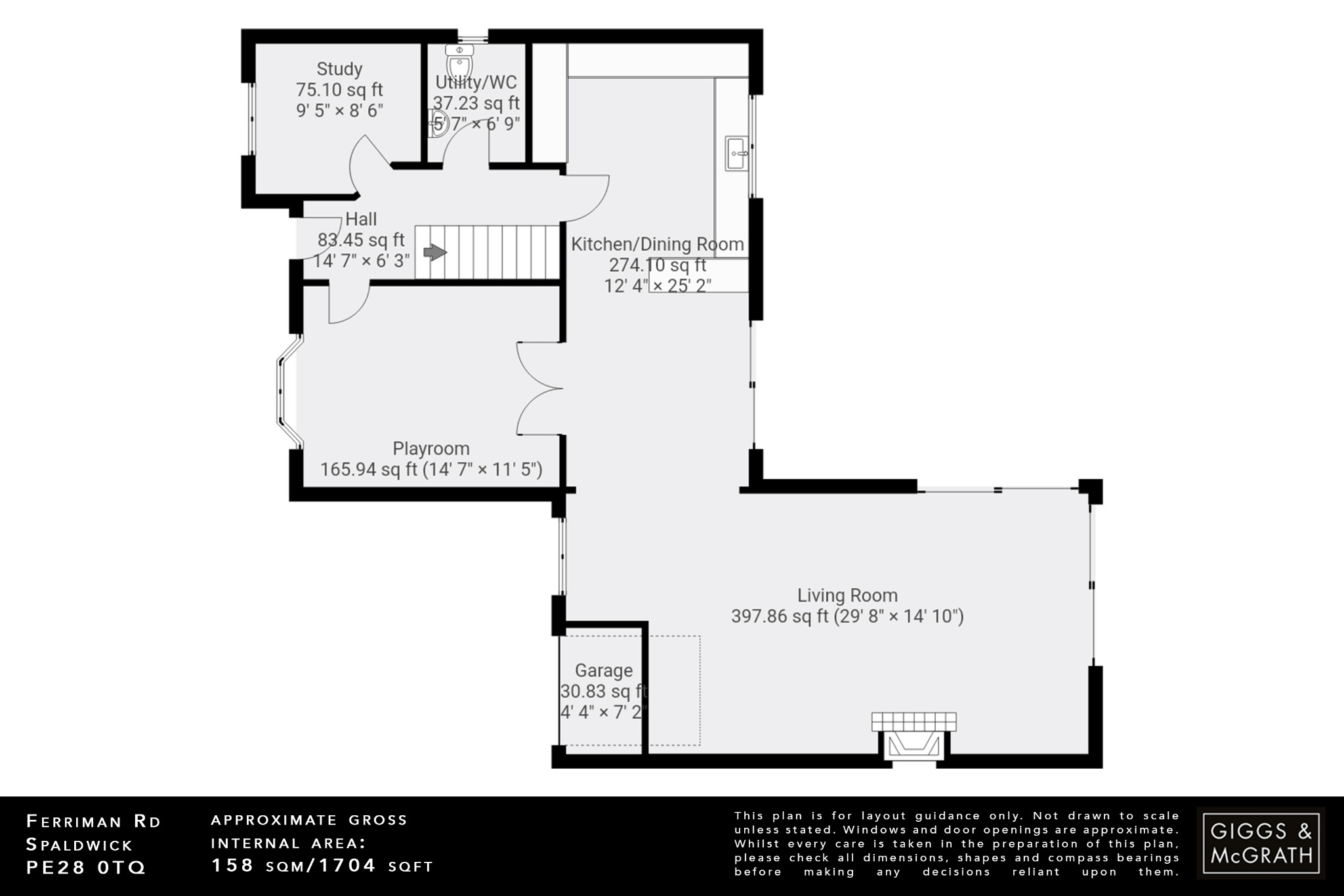 4 bed detached house for sale in Ferriman Road, Cambridgeshire - Property Floorplan