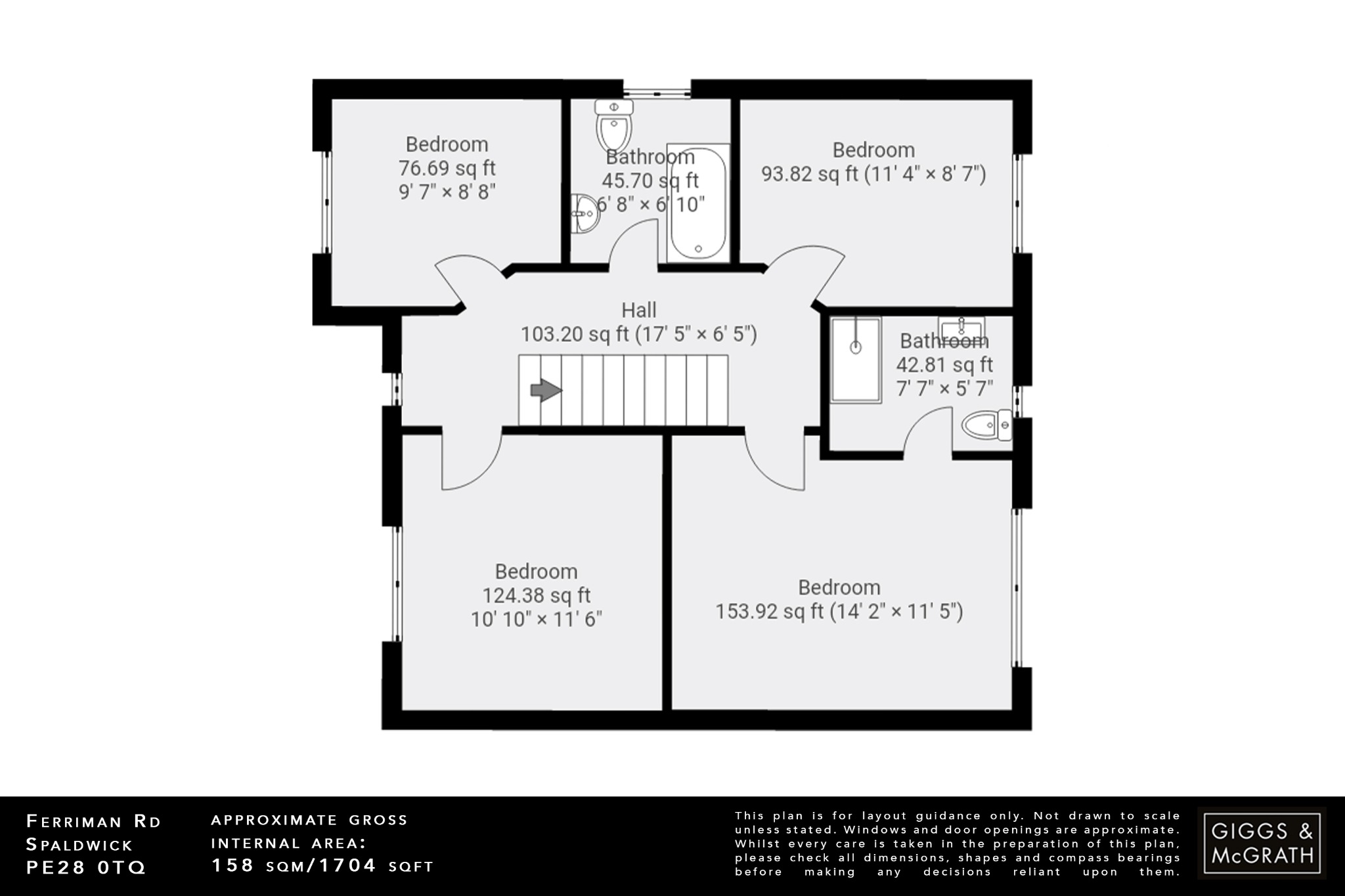 4 bed detached house for sale in Ferriman Road, Cambridgeshire - Property Floorplan