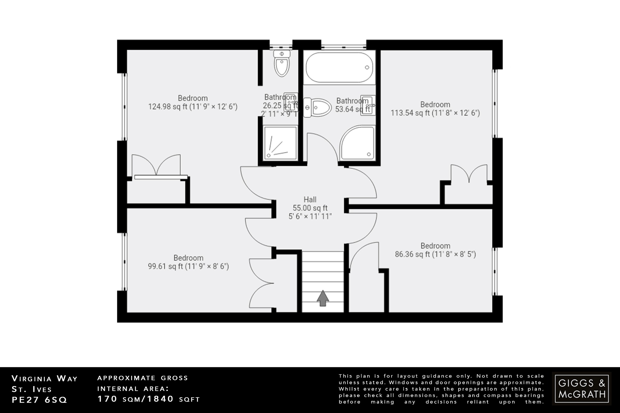 5 bed detached house for sale in Virginia Way, St. Ives - Property Floorplan