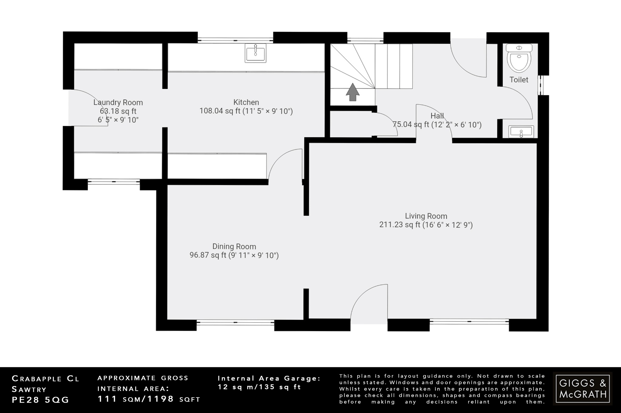 4 bed detached house for sale in Crabapple Close, Cambridgeshire - Property Floorplan