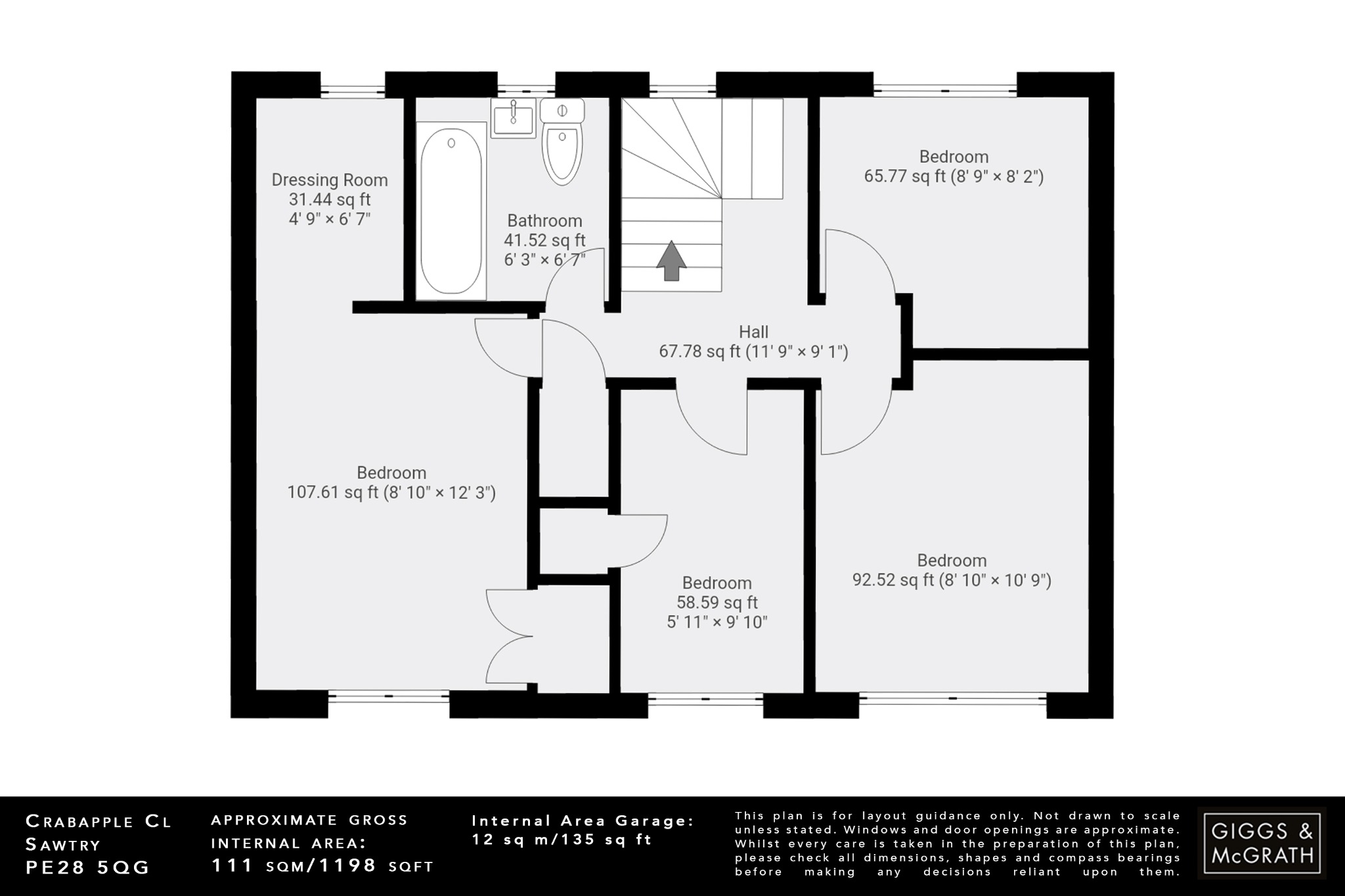 4 bed detached house for sale in Crabapple Close, Cambridgeshire - Property Floorplan