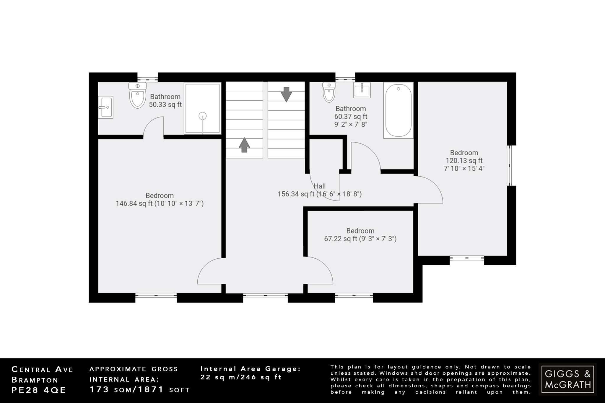 5 bed detached house for sale in Central Avenue, Huntingdon - Property Floorplan