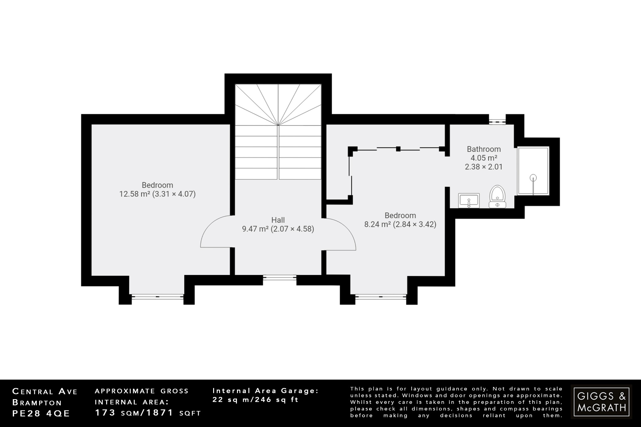 5 bed detached house for sale in Central Avenue, Huntingdon - Property Floorplan