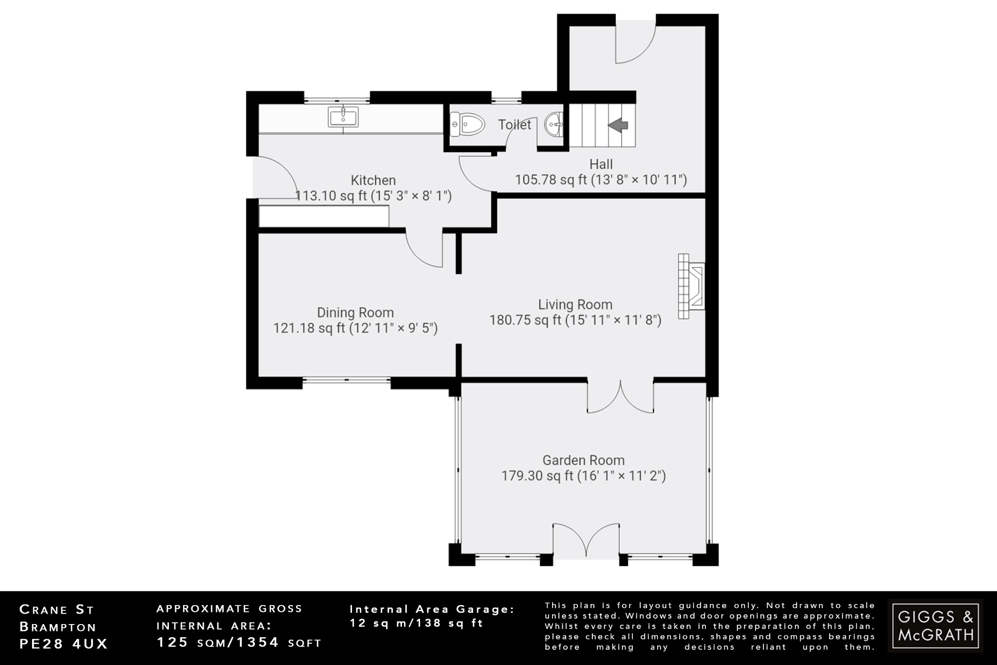 4 bed detached house for sale in Crane Street, Huntingdon - Property Floorplan