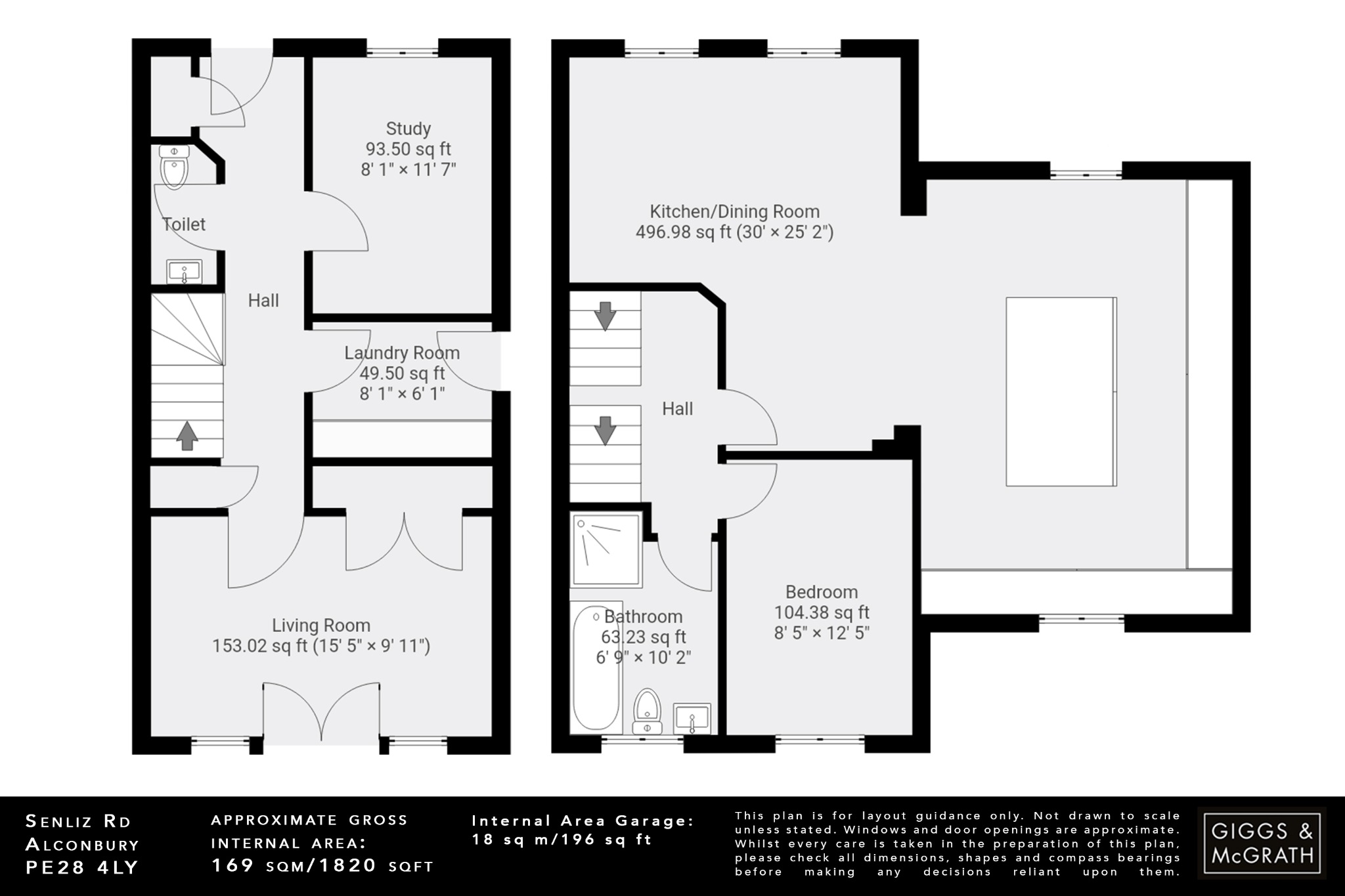 3 bed detached house for sale in Senliz Road, Huntingdon - Property Floorplan