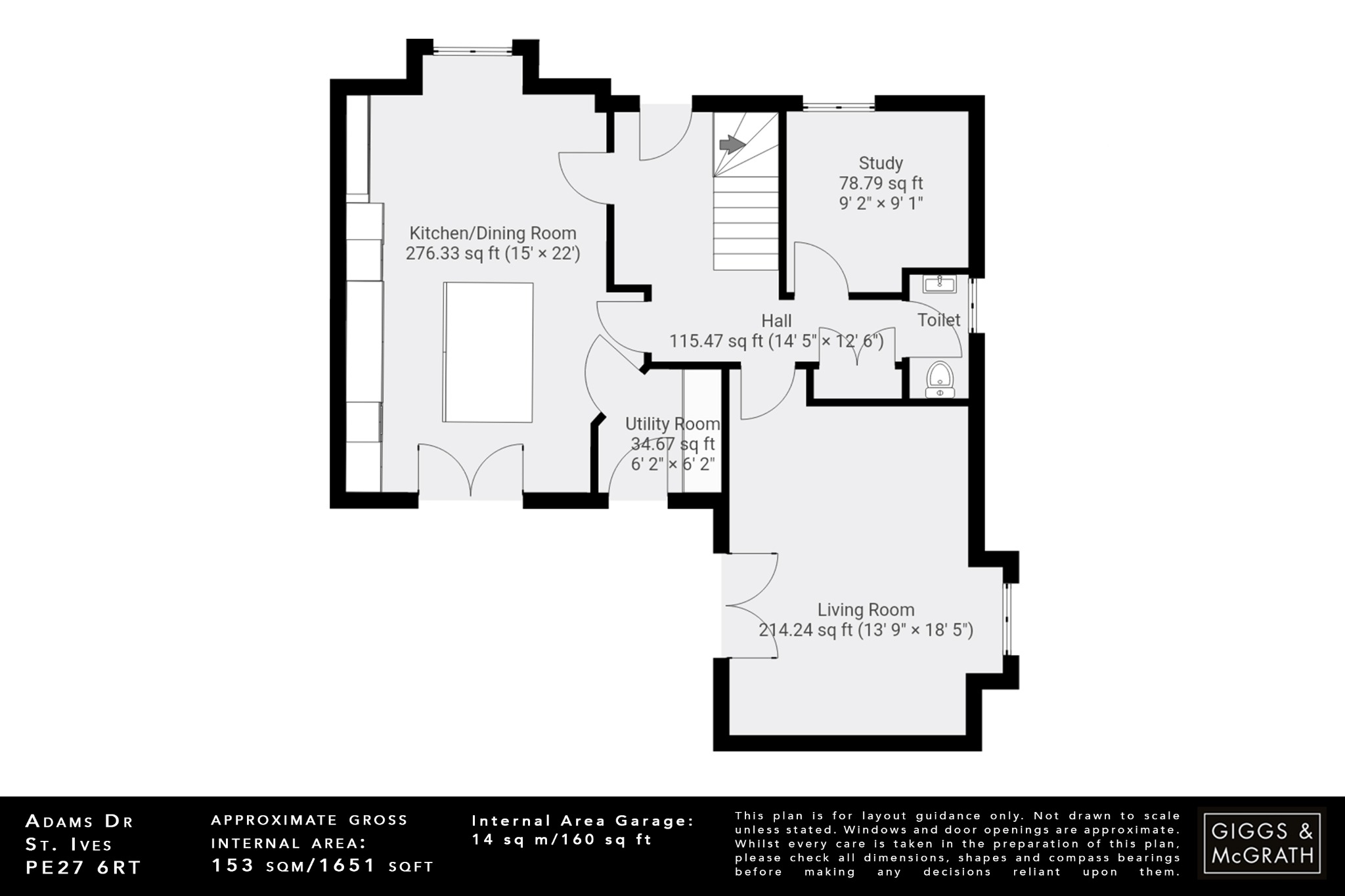 4 bed detached house for sale in Adams Drive - Property Floorplan