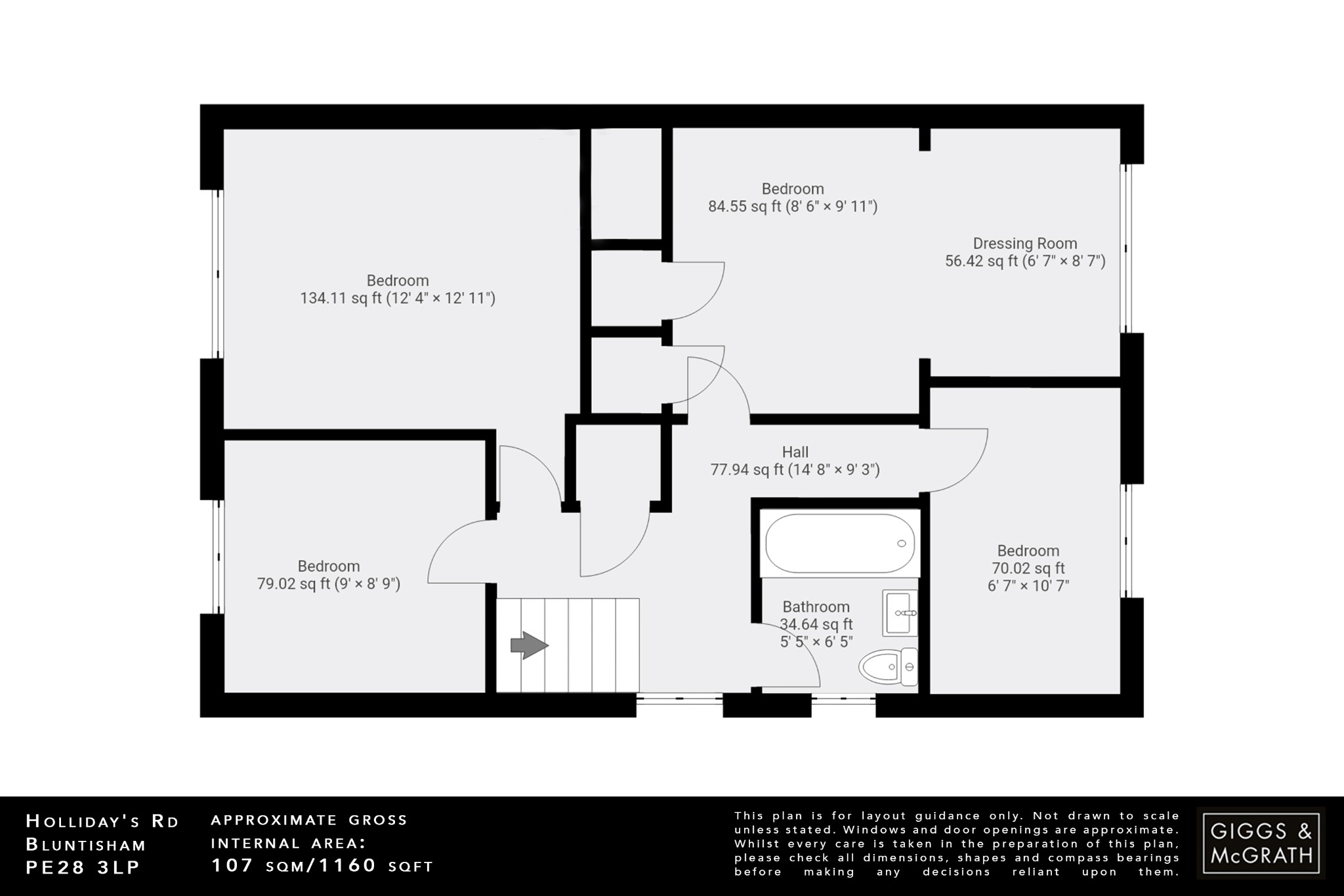 4 bed semi-detached house for sale in Hollidays Road, Huntingdon - Property Floorplan