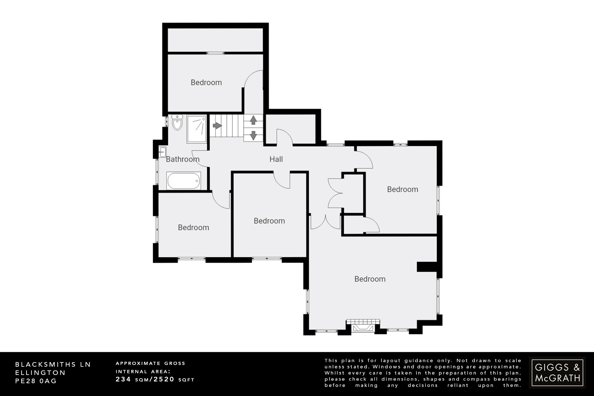 5 bed detached house for sale in Blacksmiths Lane, Huntingdon - Property Floorplan