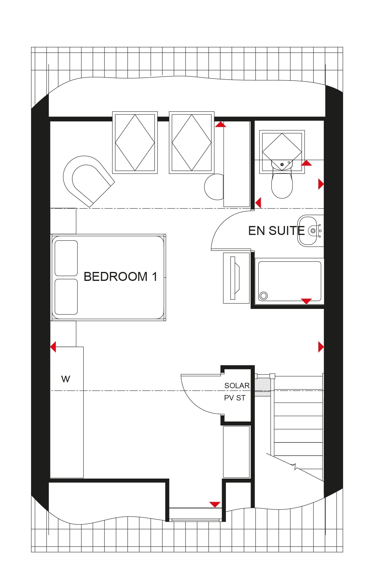 3 bed semi-detached house for sale, Alconbury Weald - Property Floorplan