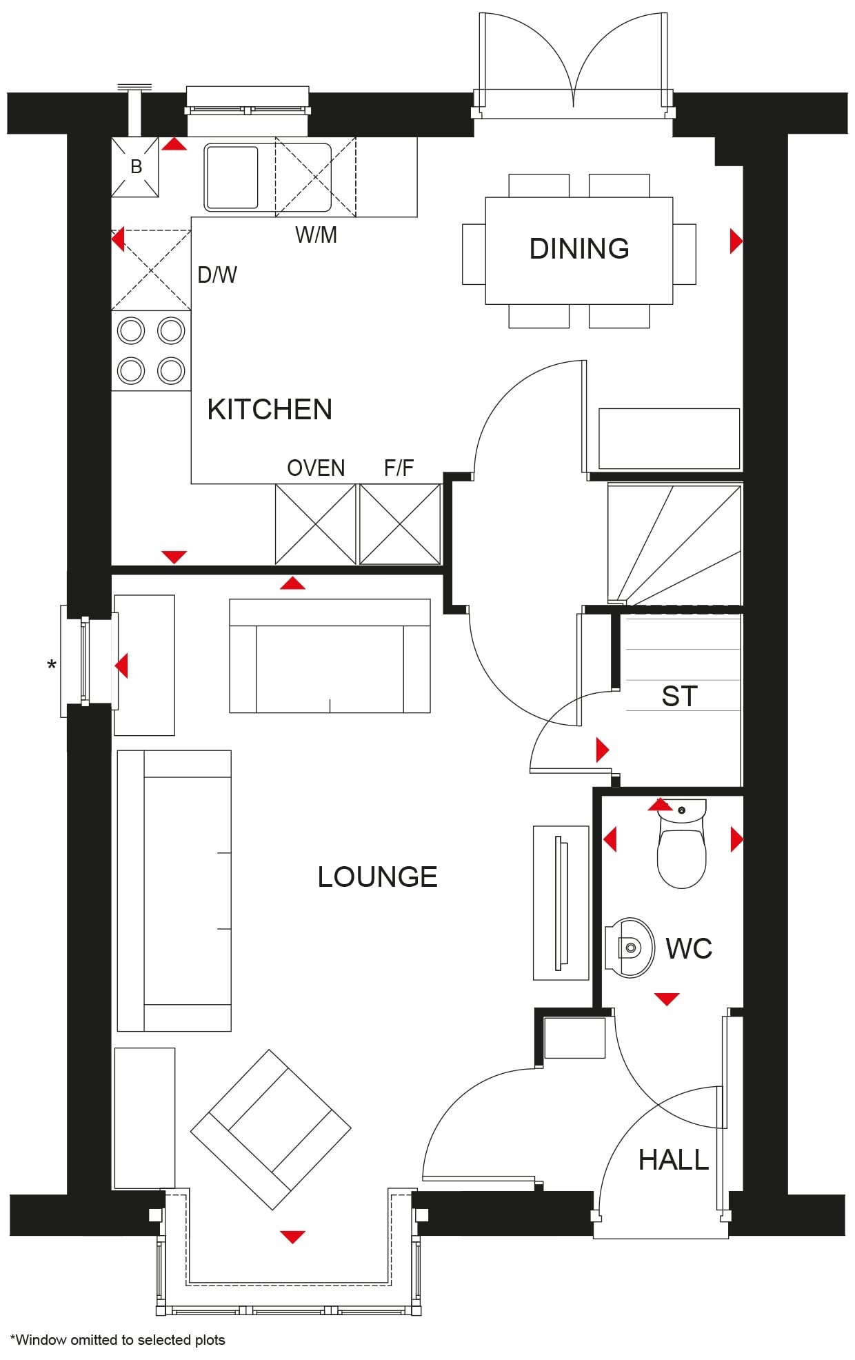 3 bed semi-detached house for sale, Alconbury Weald - Property Floorplan