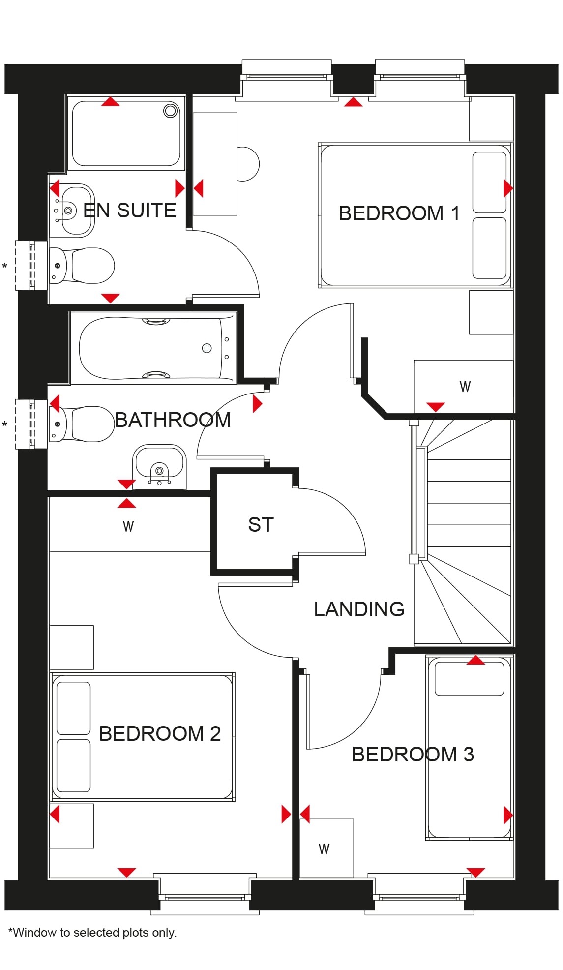 3 bed end of terrace house for sale in Senliz Road, Huntingdon - Property Floorplan