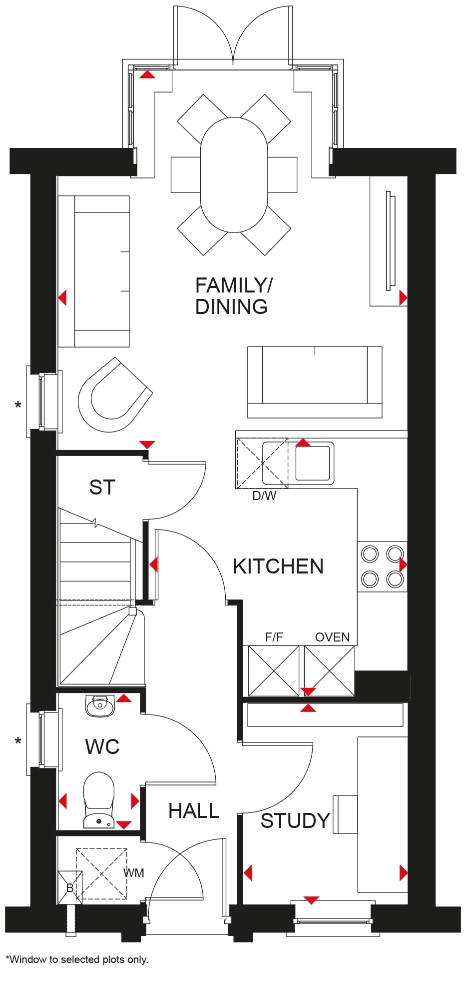 3 bed town house for sale in Senliz Road, Huntingdon - Property Floorplan