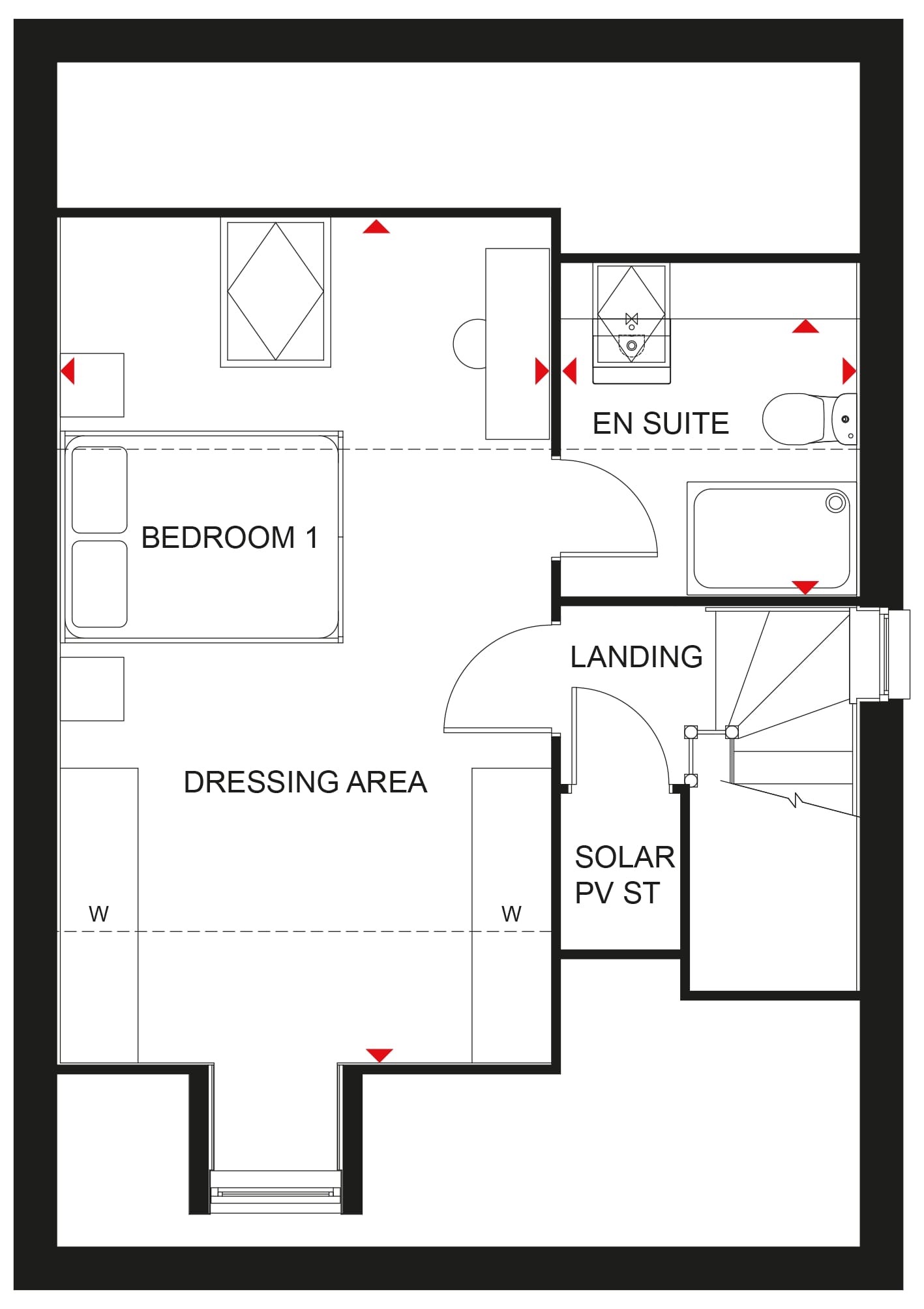 4 bed link detached house for sale in Senliz Road, Huntingdon - Property Floorplan