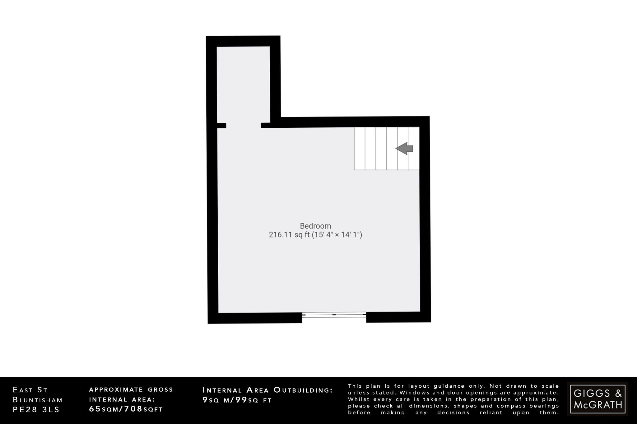 1 bed cottage for sale in East Street, Huntingdon - Property Floorplan