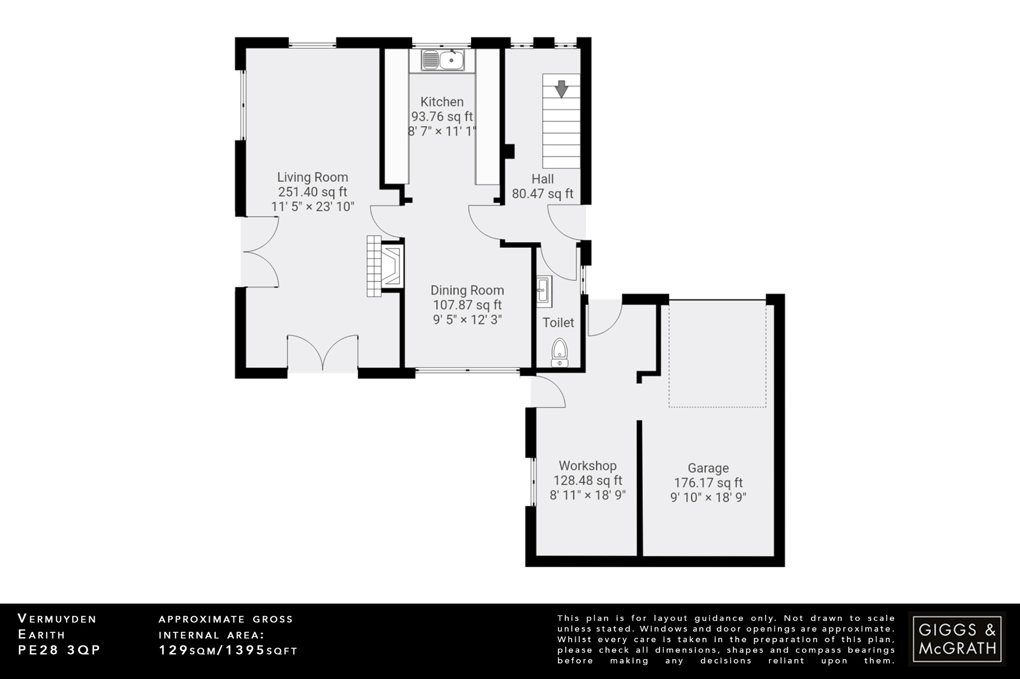 4 bed detached house for sale in Vermuyden, Huntingdon - Property Floorplan