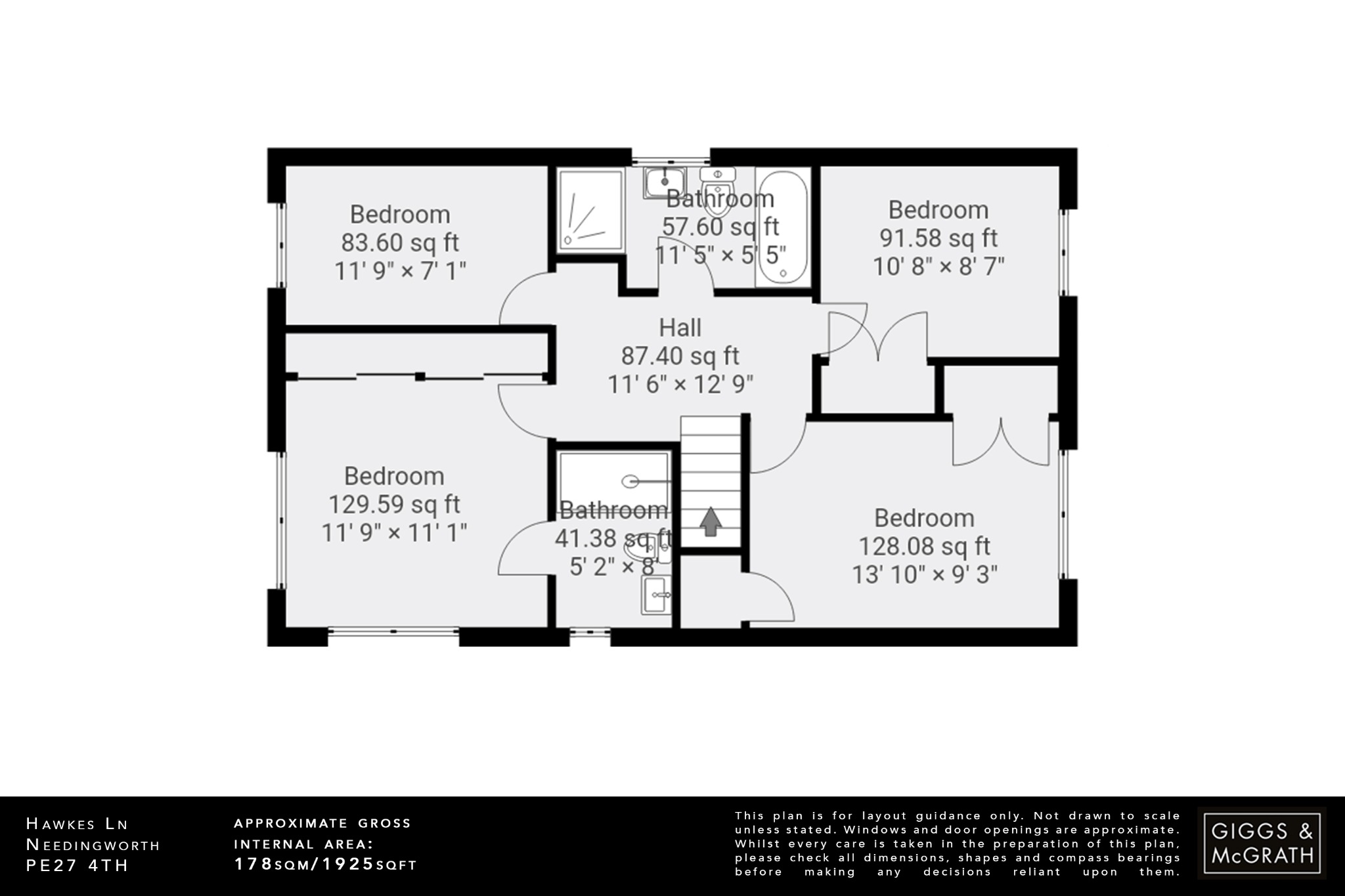 4 bed detached house for sale in Hawkes Lane, St. Ives - Property Floorplan