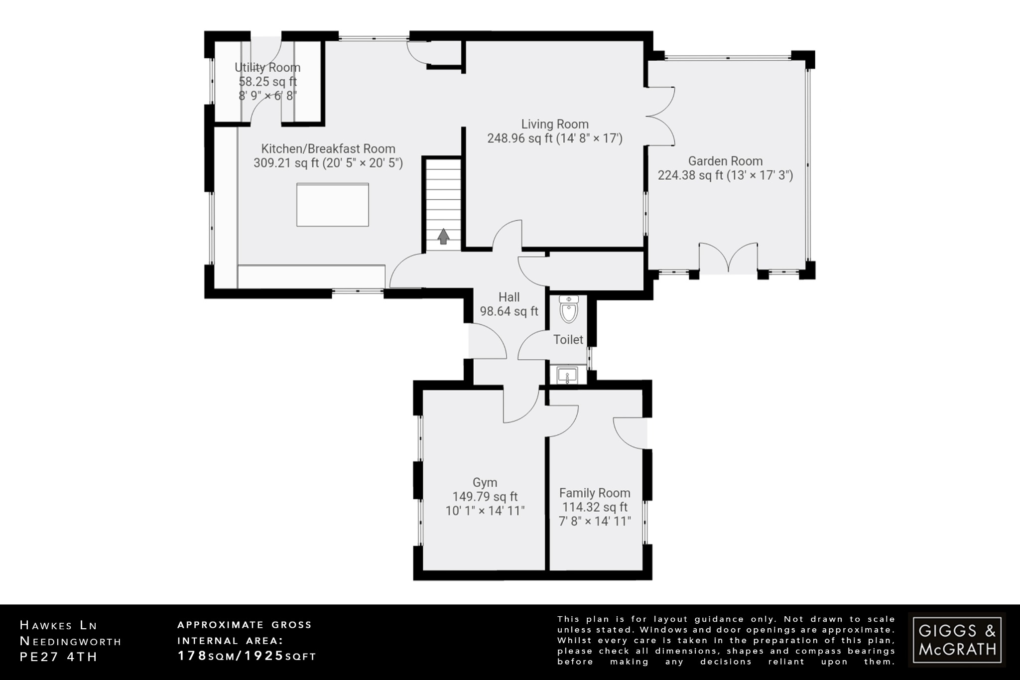 4 bed detached house for sale in Hawkes Lane, St. Ives - Property Floorplan