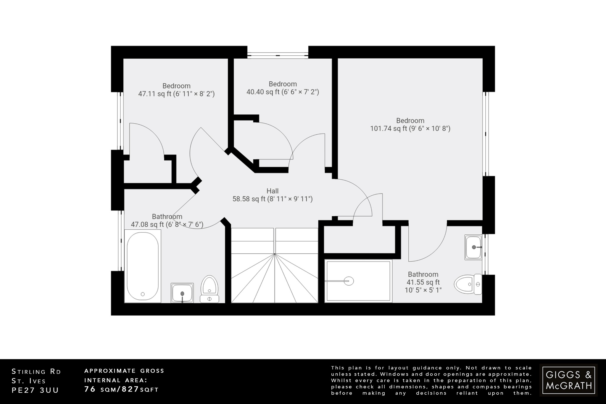 3 bed detached house for sale in Stirling Road, St. Ives - Property Floorplan